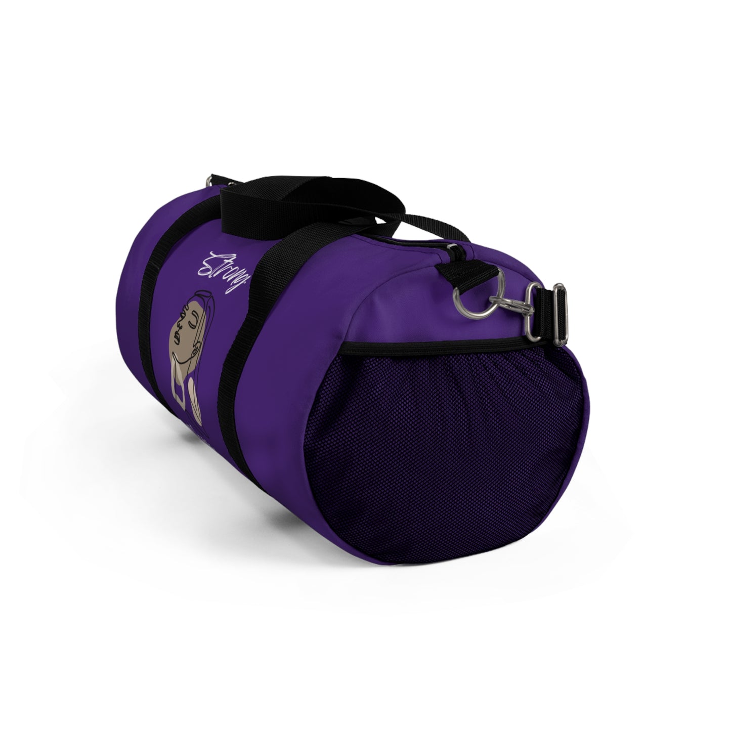 Strong Momma (WL) Duffel Bag PURPLE