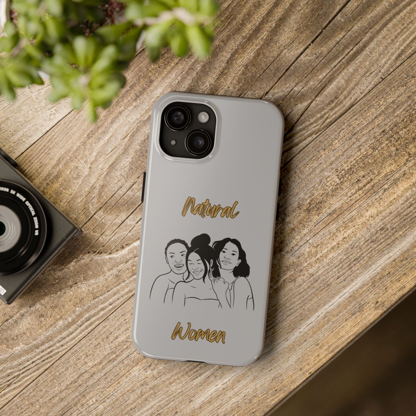 Natural Women Laughing Friends (BL)Tough Phone Cases LIGHT GREY