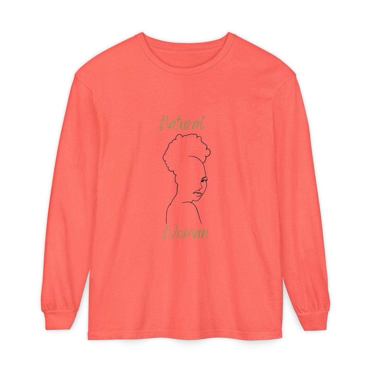 Natural Woman Twist Afro (BL) Long Sleeve T-Shirt