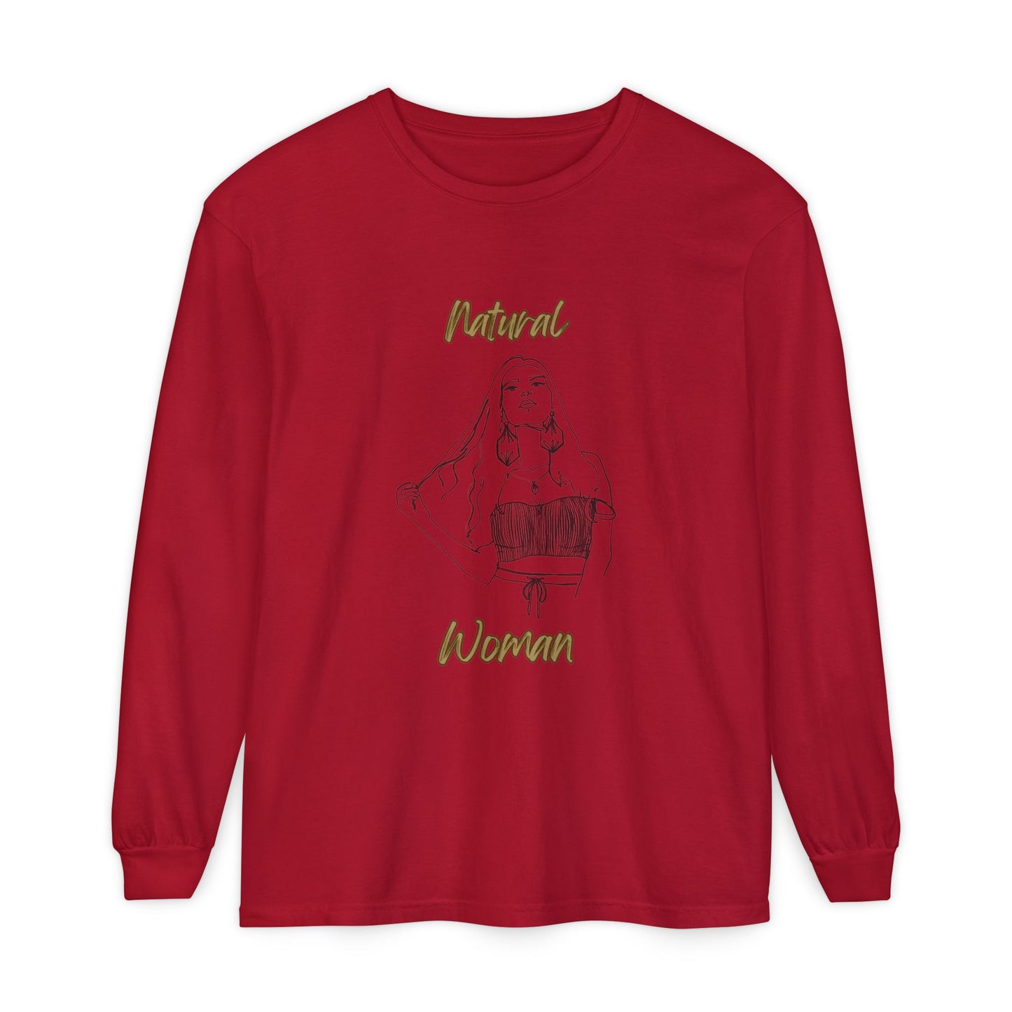 Natural Woman Thinking (BL) Long Sleeve T-Shirt