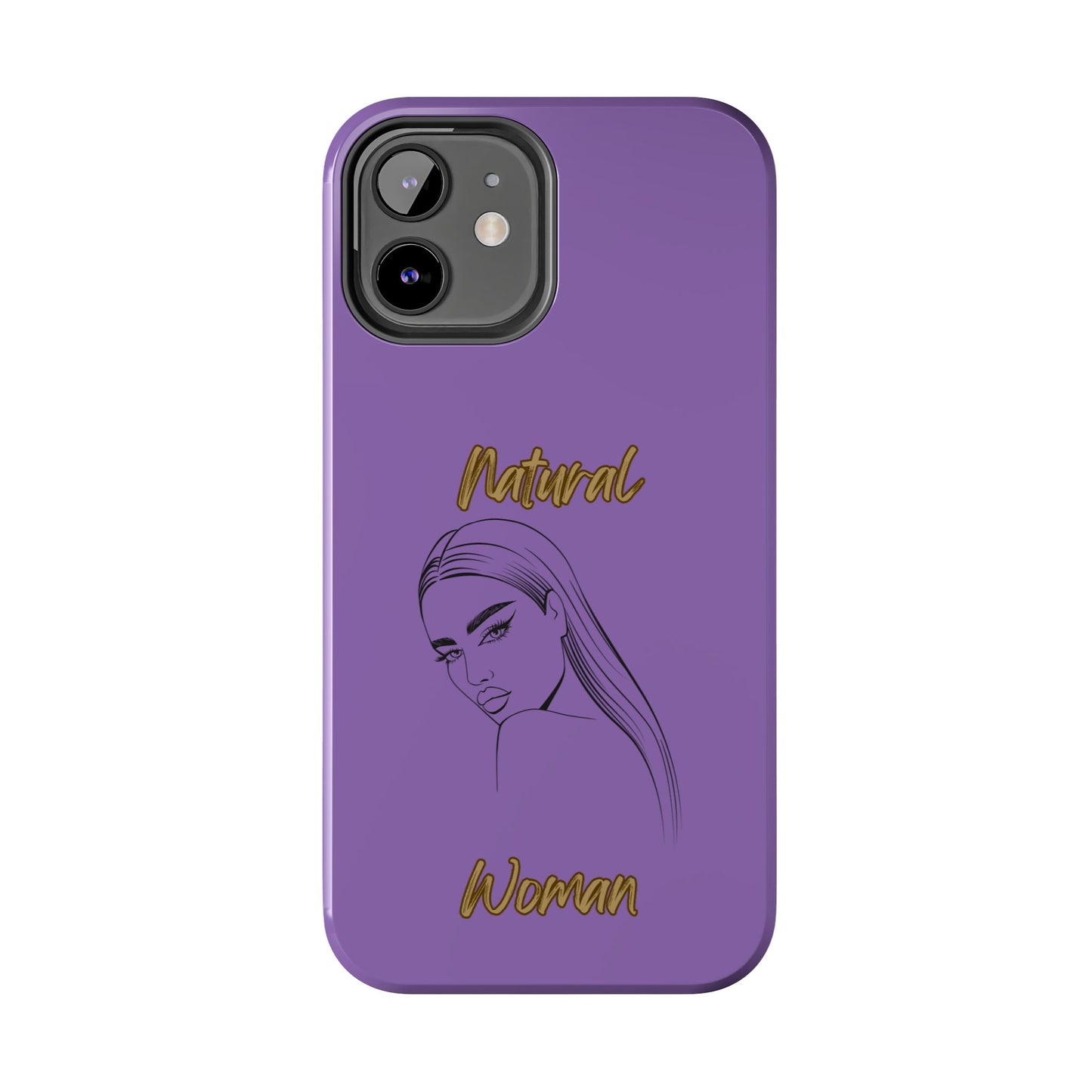 Natural Woman The Stare (BL)Tough Phone Cases LIGHT PURPLE