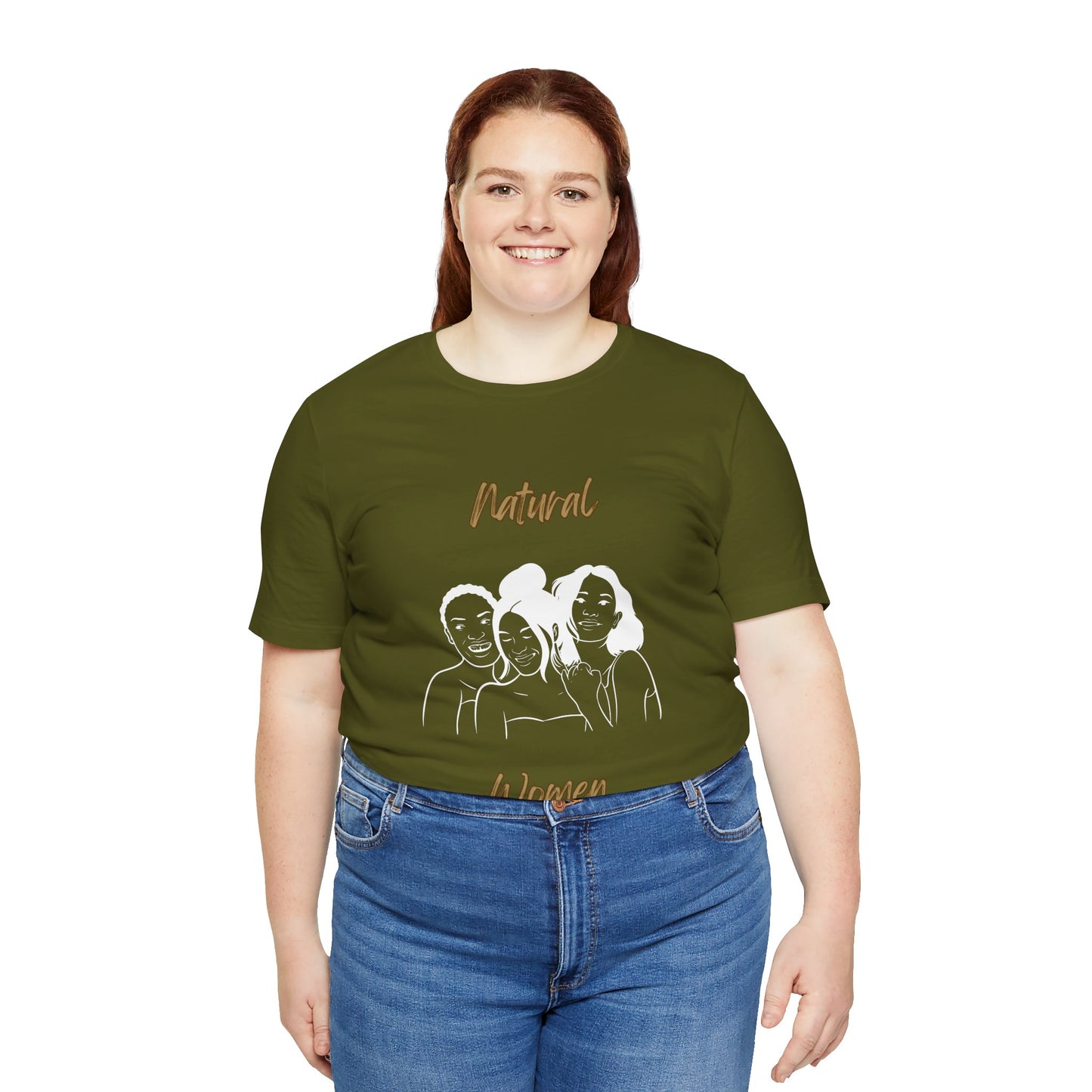 Natural Woman Laughing Friends (WL) Short Sleeve T-Shirt