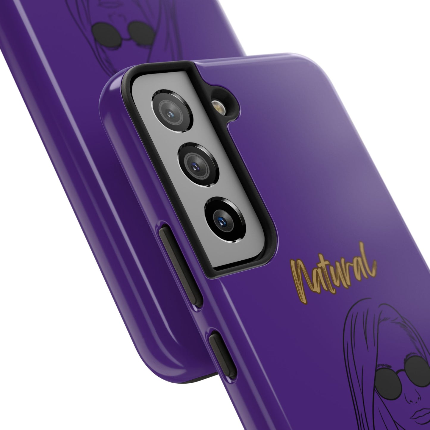 Natural Woman Shades (BL)Tough Phone Cases PURPLE