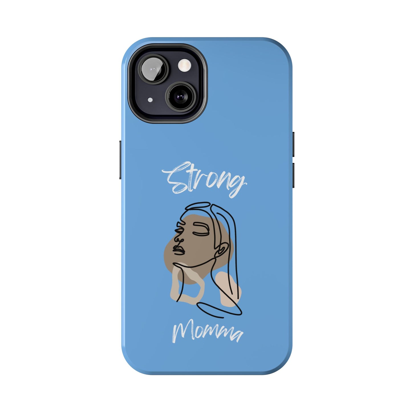 Strong Momma (WL) Tough Phone Cases LIGHT BLUE