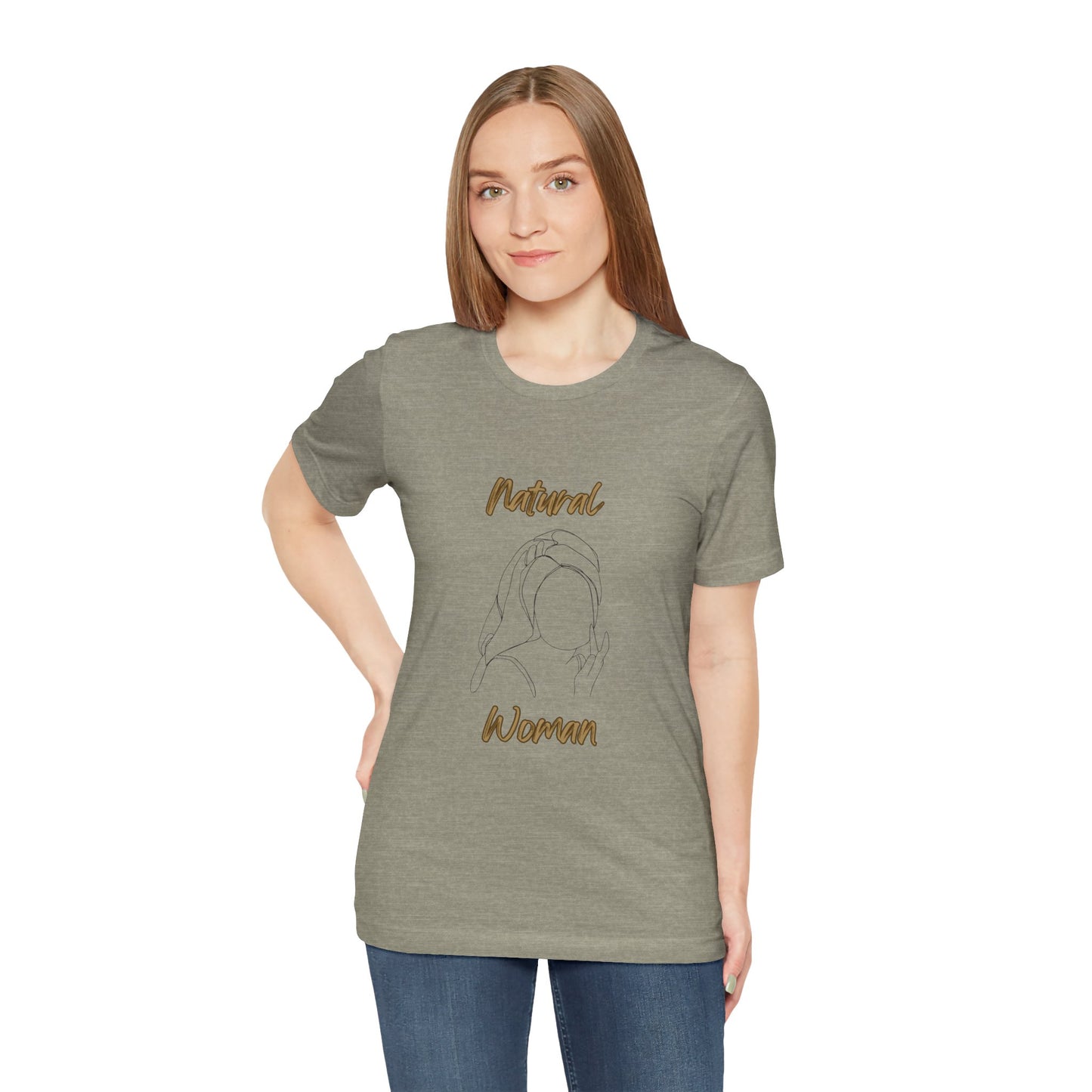 Natural Woman Towel Wrapped (BL) Short Sleeve T-Shirt