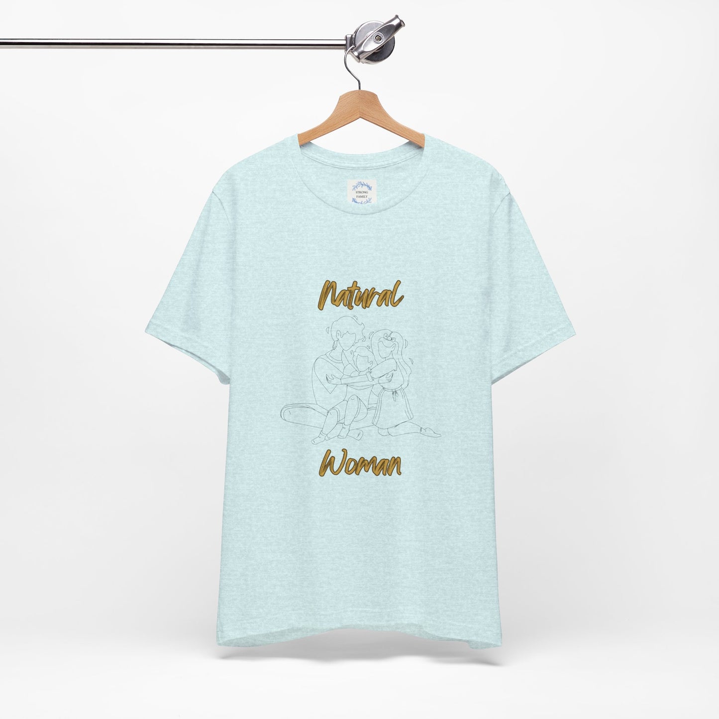 Natural Woman Bear Hugs (BL) Short Sleeve T-Shirt