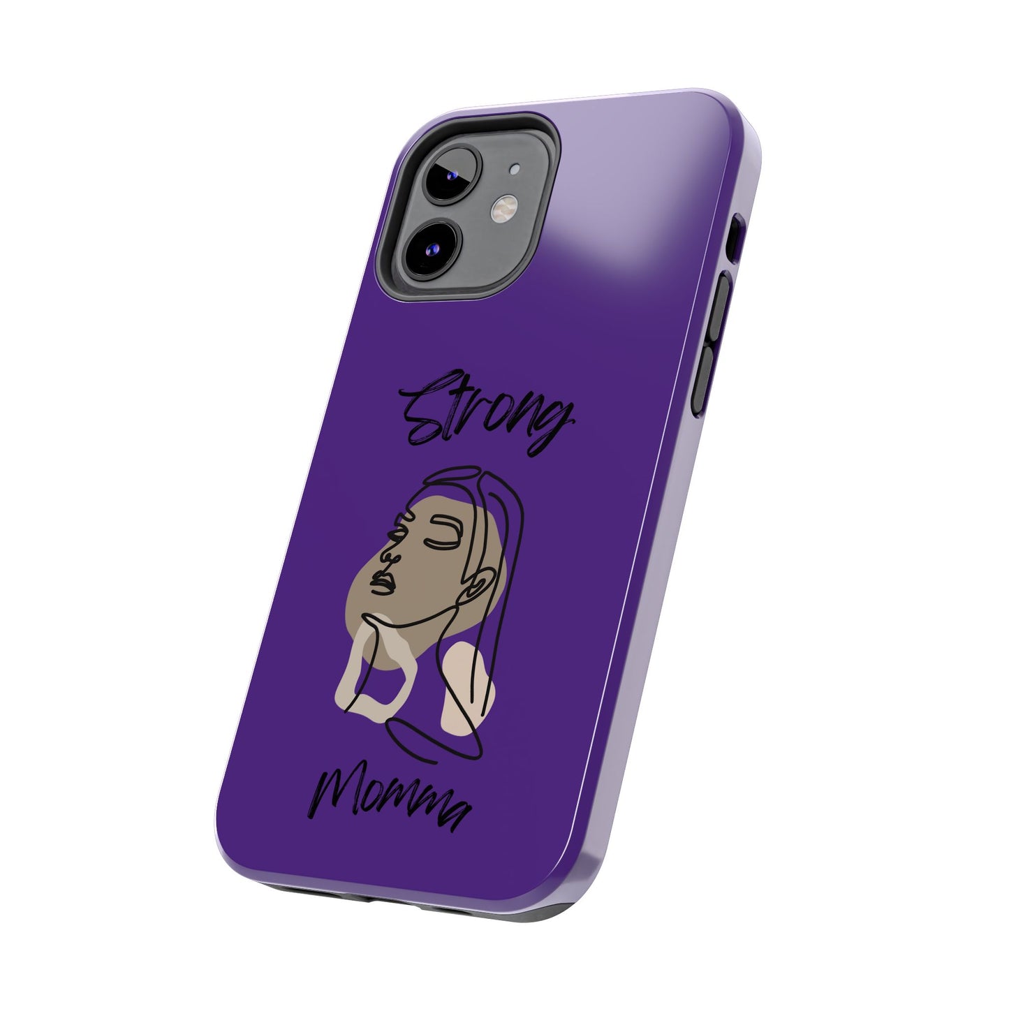 STRONG MOMMA Samsung Galaxy Tough Phone Cases (BL) Purple