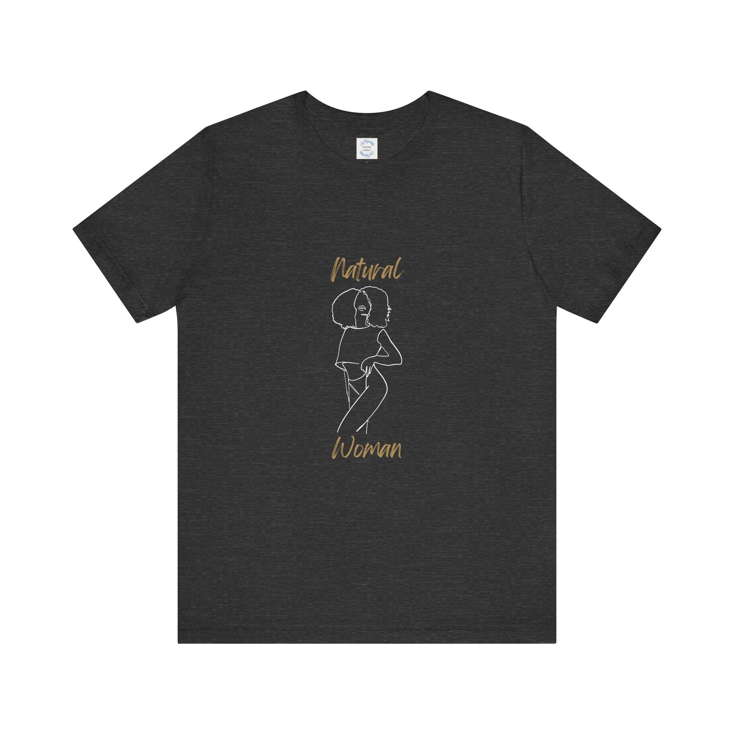 Natural Woman Pose (WL) Short Sleeve T-Shirt