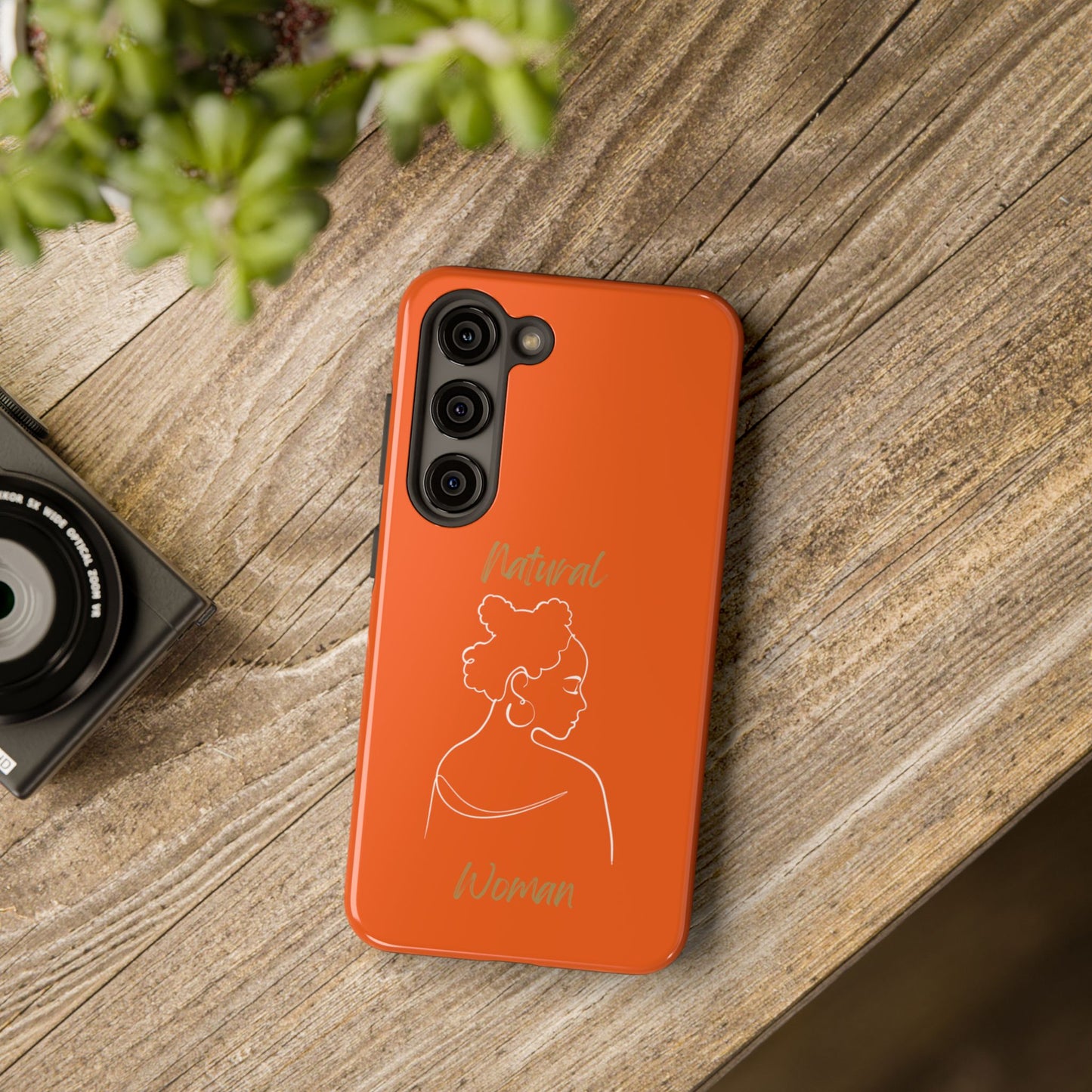 Natural Woman Twists (WL) Tough Phone Case ORANGE