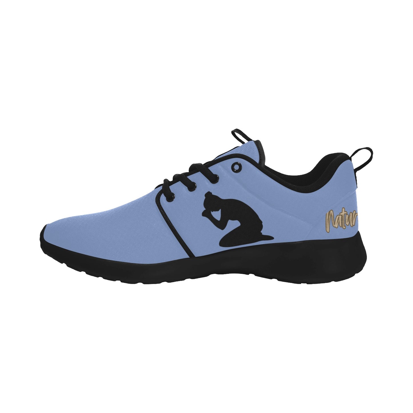 Natural Woman PRAY (BL) MEDIUM BLUE w/ Black Sole Sneakers