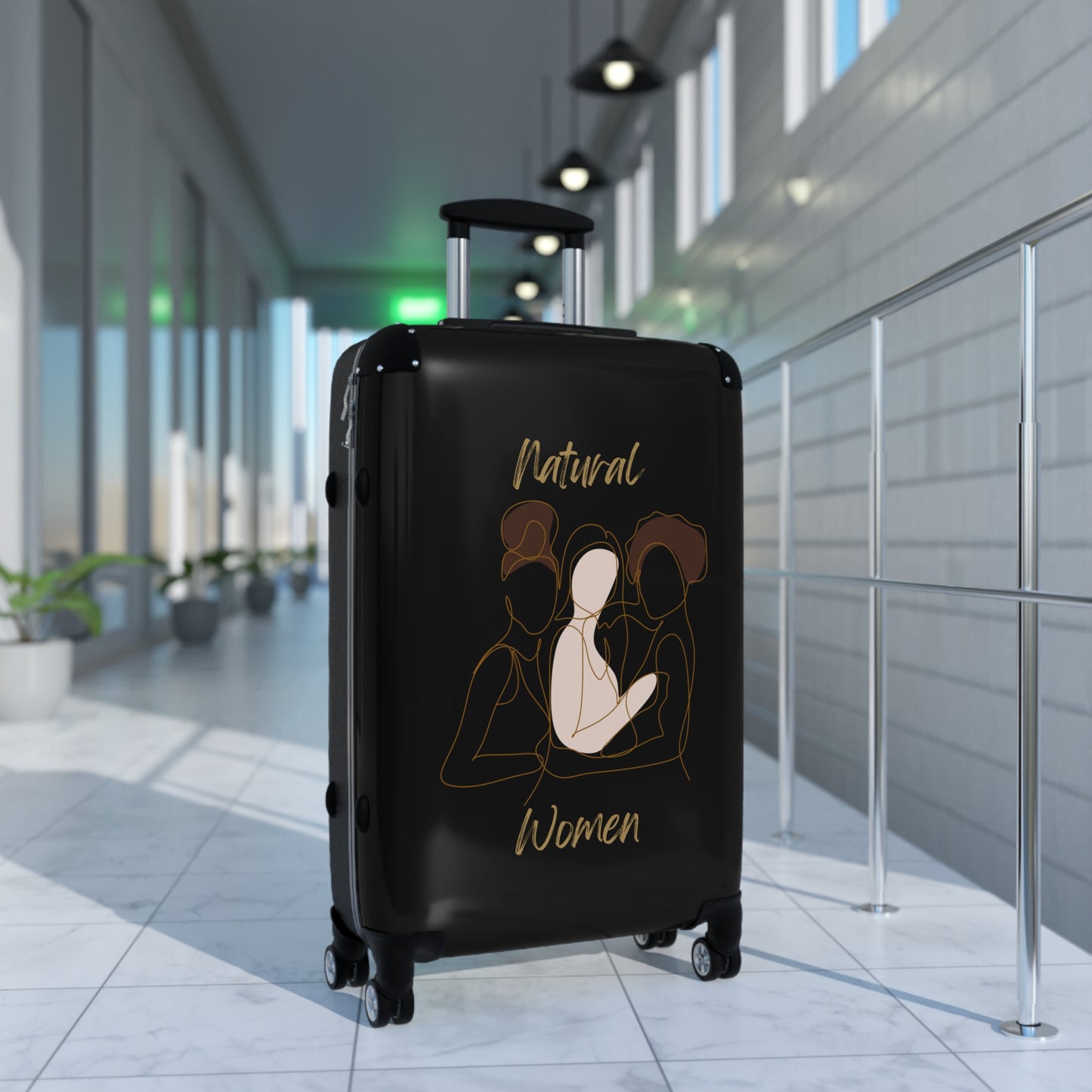 Natural Women Friends (WL) Suitcase BLACK