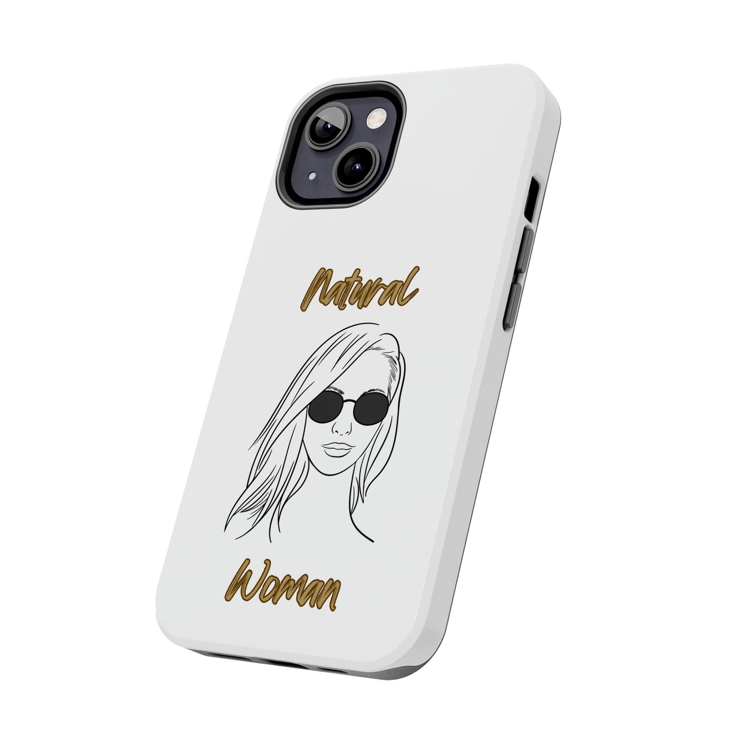 Natural Woman Shades (BL)Tough Phone Cases WHITE