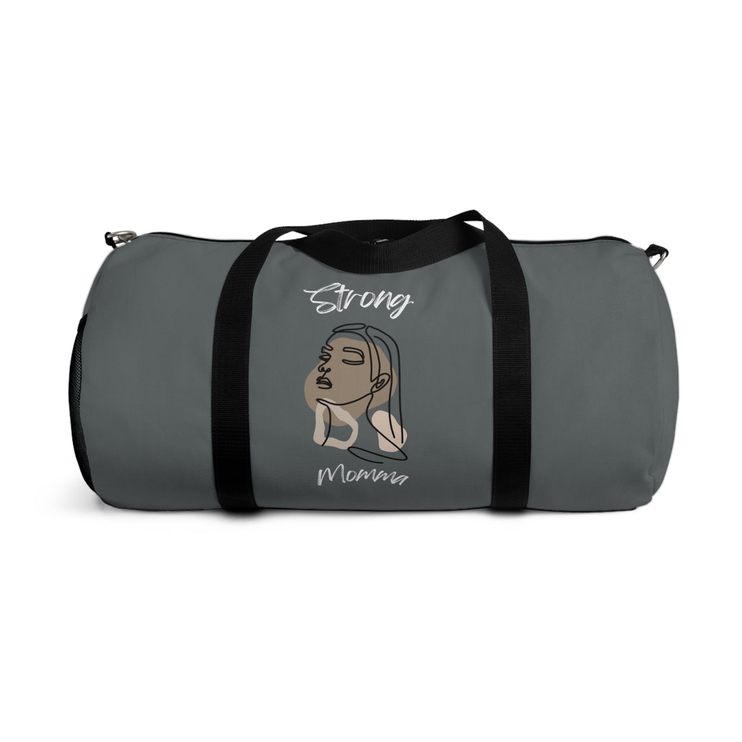 Strong Momma (WL) Duffel Bag DARK GREY