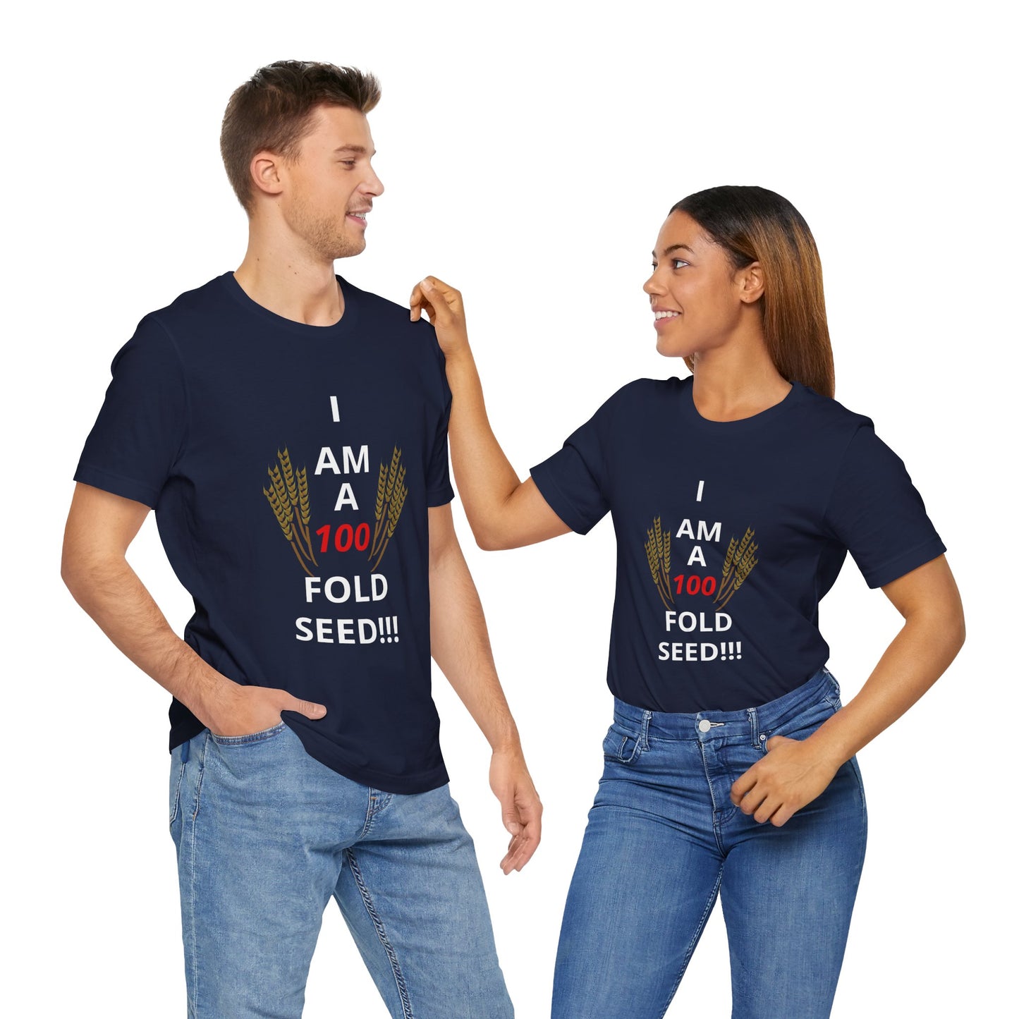 100 Fold Seed (WL)Unisex Jersey Short Sleeve T-Shirt