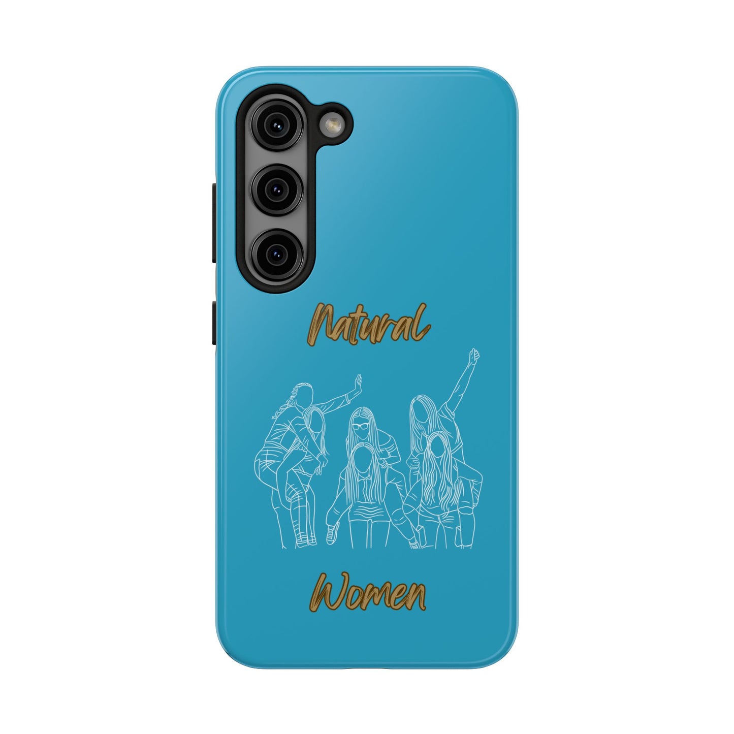 Natural Woman Piggy Back (WL)Tough Phone Cases TURQUOISE