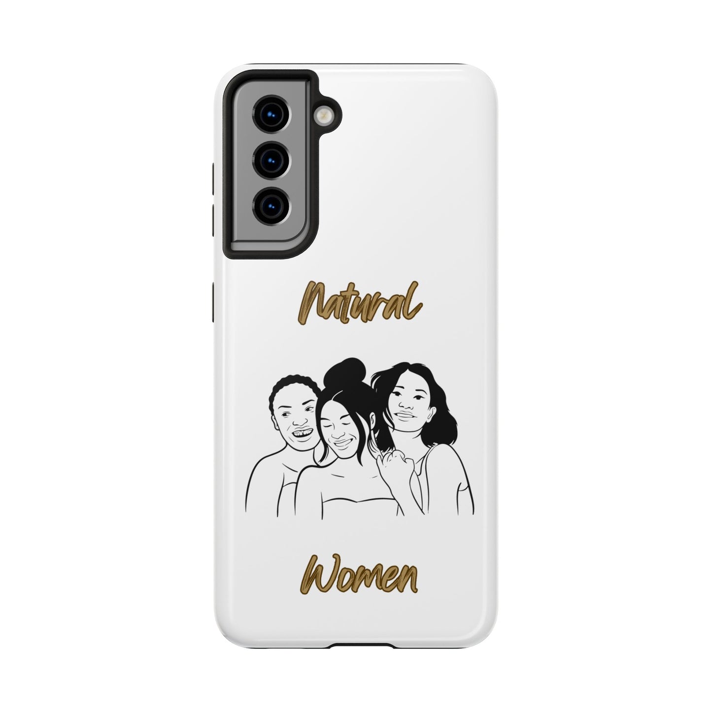 Natural Women Laughing Friends (BL)Tough Phone Cases WHITE