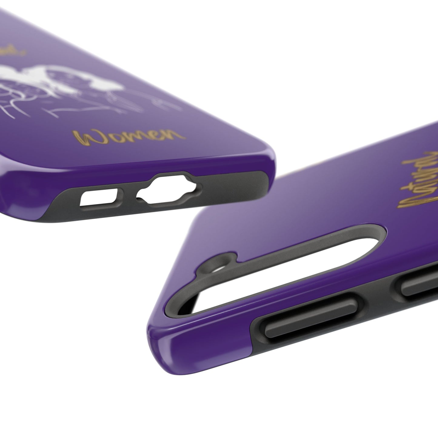 Natural Women Laughing Friends (WL)Tough Phone Cases PURPLE