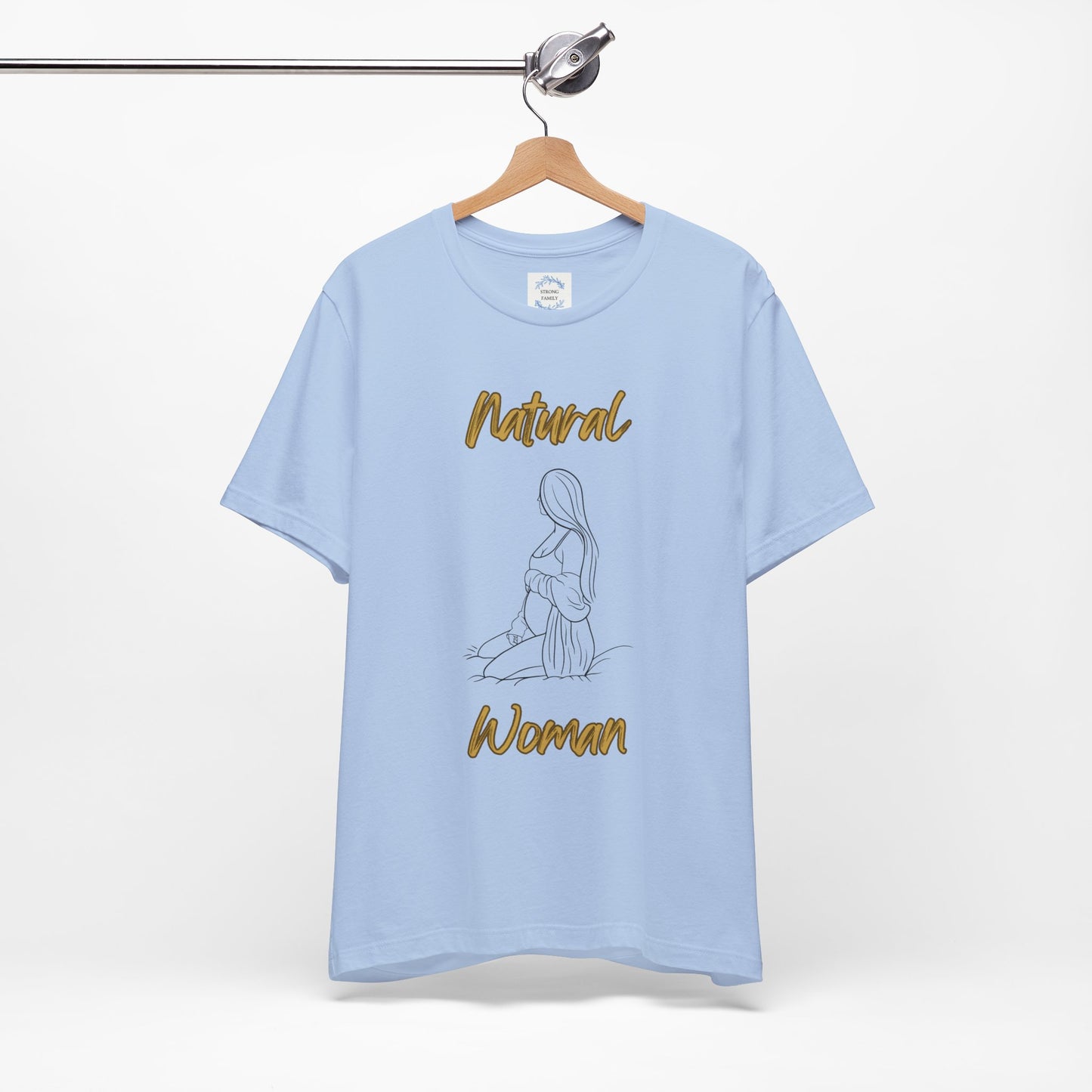 Natural Woman Expecting (BL) Short Sleeve T-Shirt