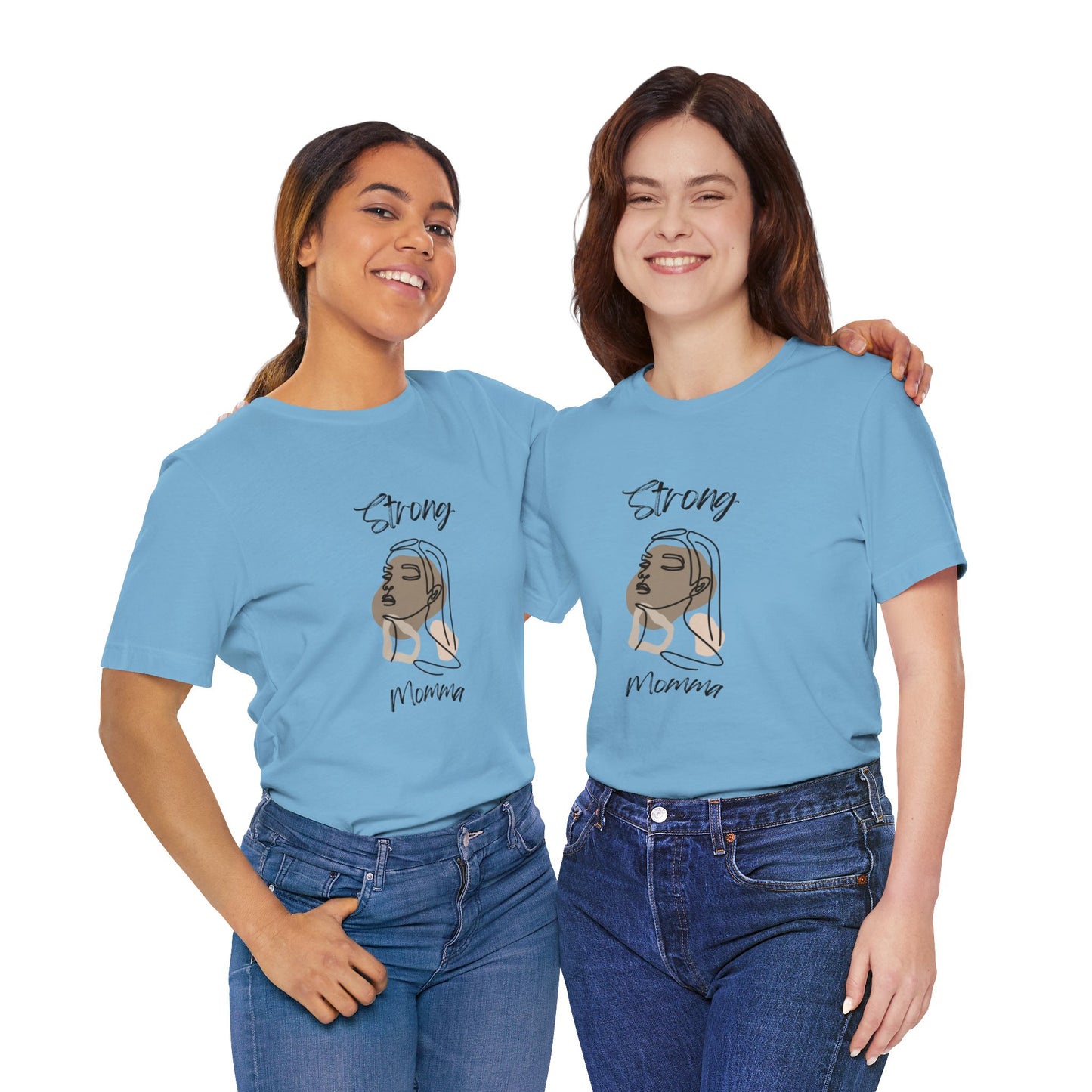 Strong Momma (BL) Short Sleeve T-Shirt EXPRESS DELIVERY ON SELECT COLORS