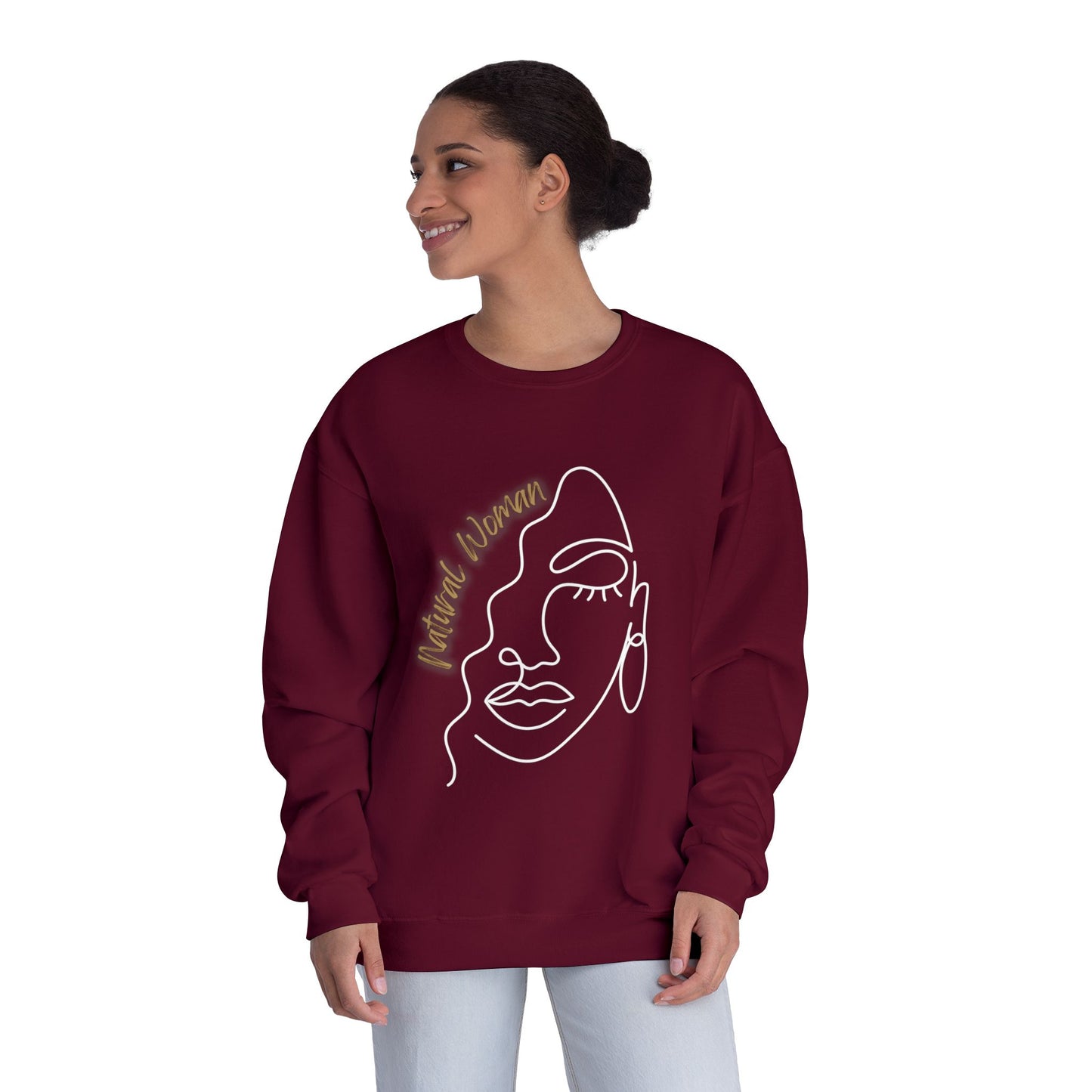 Natural Woman Half Face (WL) Crewneck Sweatshirt