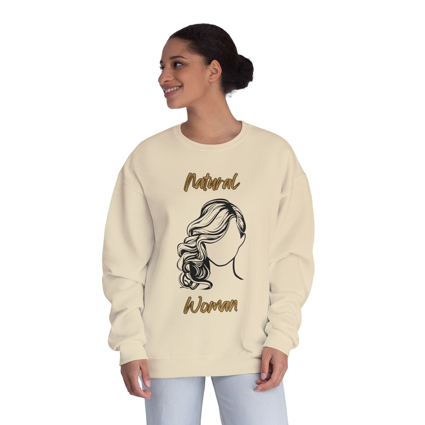Natural Woman Long Curl (BL) Crewneck Sweatshirt