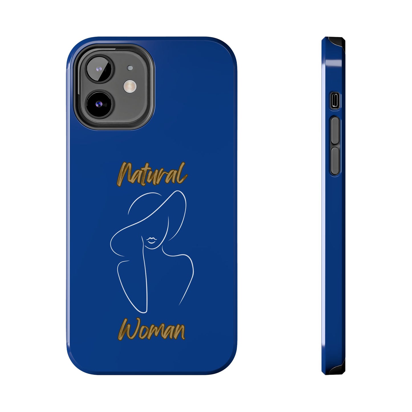 Natural Woman Sun Hat (WL) Tough Phone Cases DARK BLUE