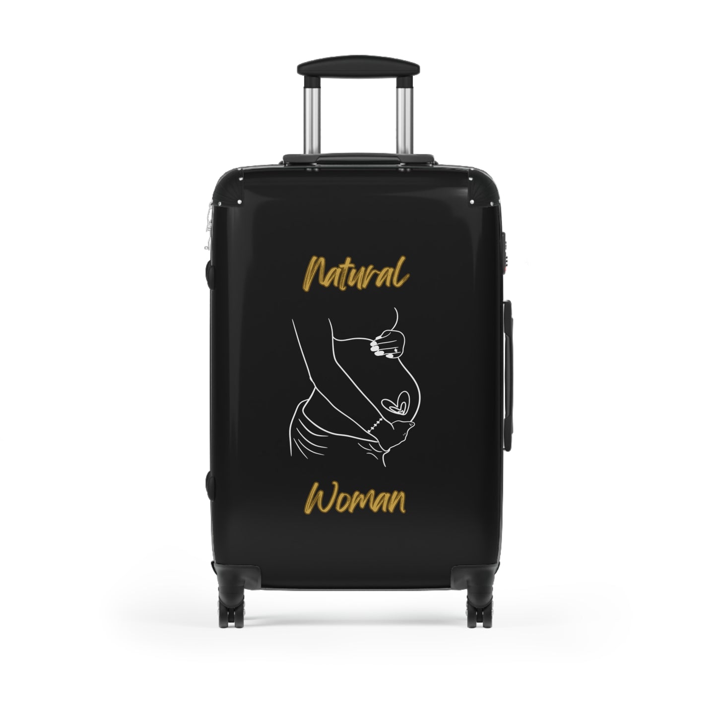 Natural Woman Loved In & Out (WL) Suitcase BLACK