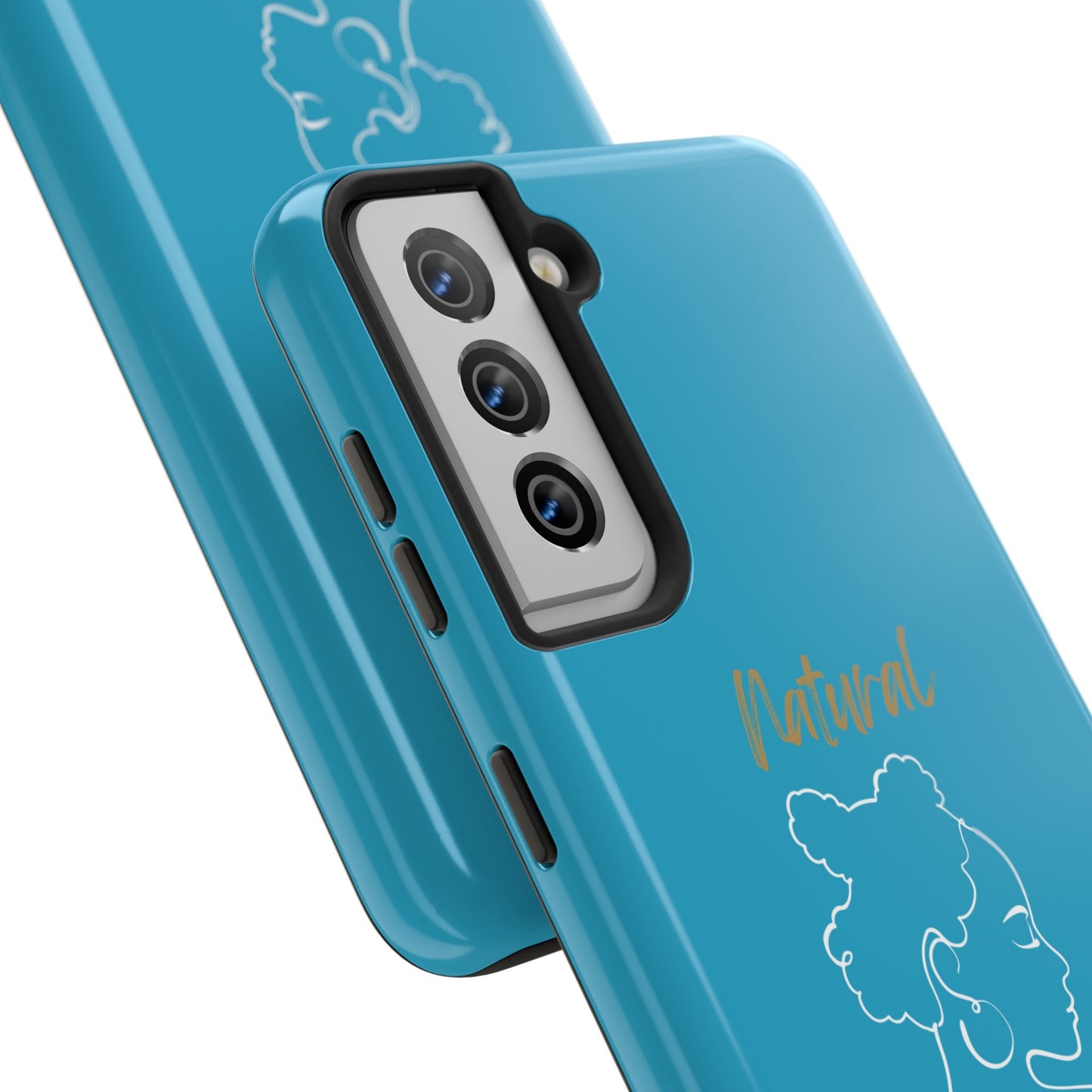 Natural Woman Twists (WL) Tough Phone Case TURQUOISE