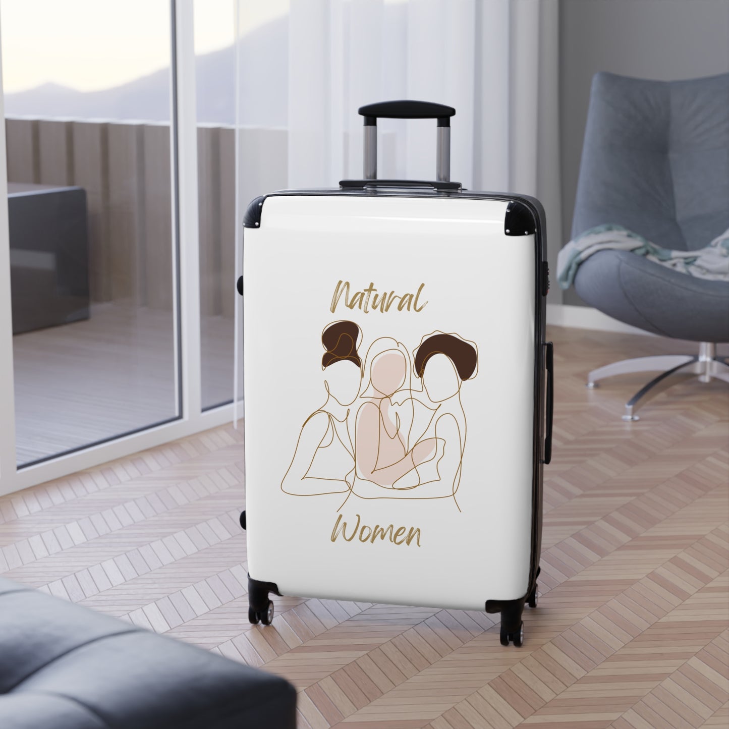 Natural Women Friends (BL) Suitcase WHITE