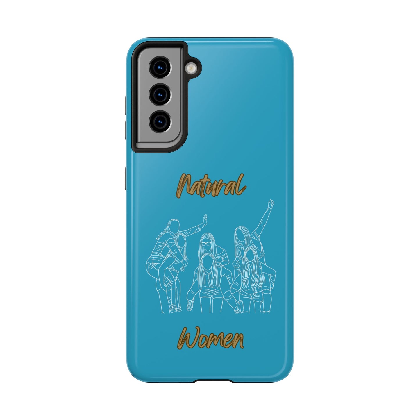 Natural Woman Piggy Back (WL)Tough Phone Cases TURQUOISE