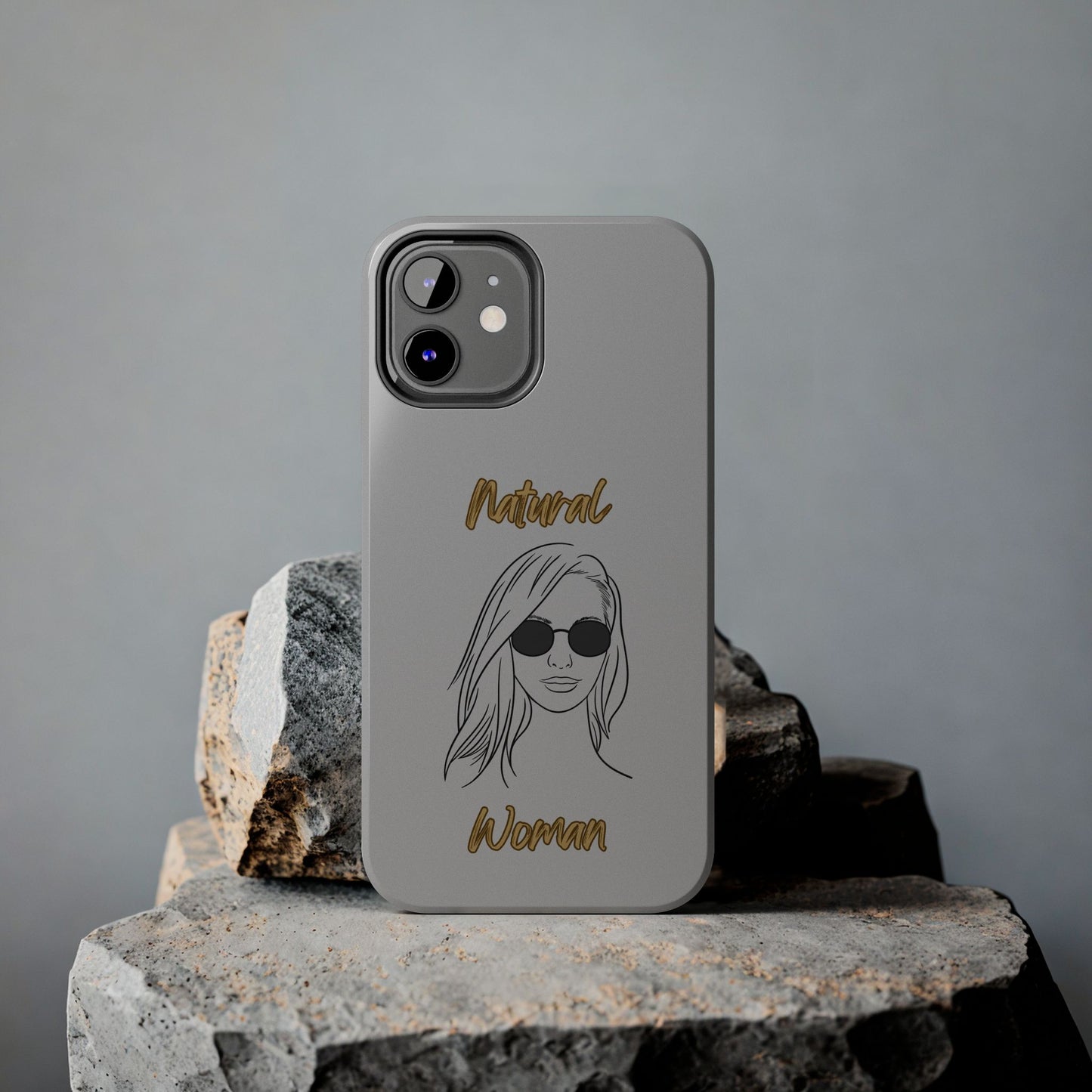 Natural Woman Shades (BL)Tough Phone Cases LIGHT GREY