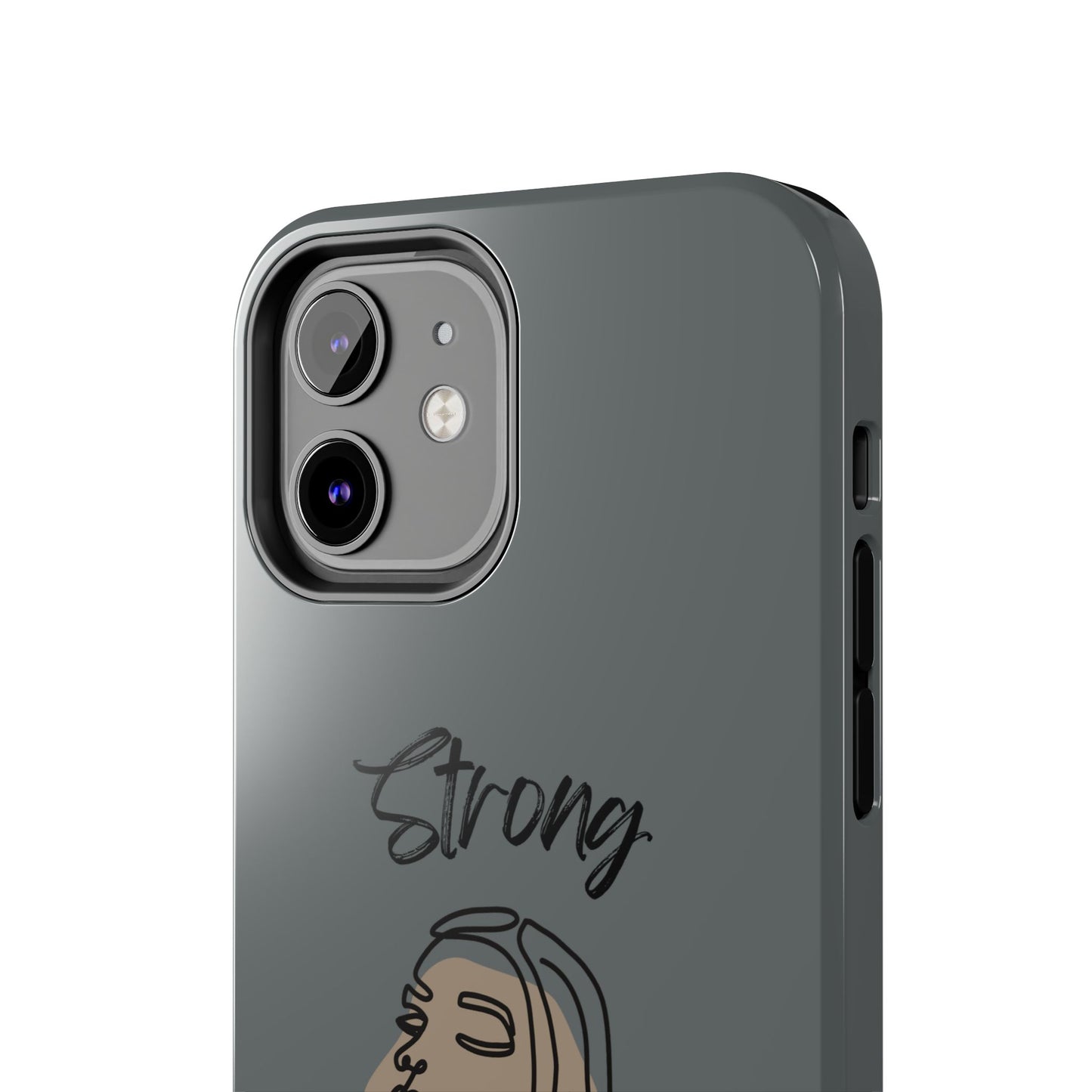 STRONG MOMMA Samsung Galaxy Tough Phone Cases (BL) Dark Grey