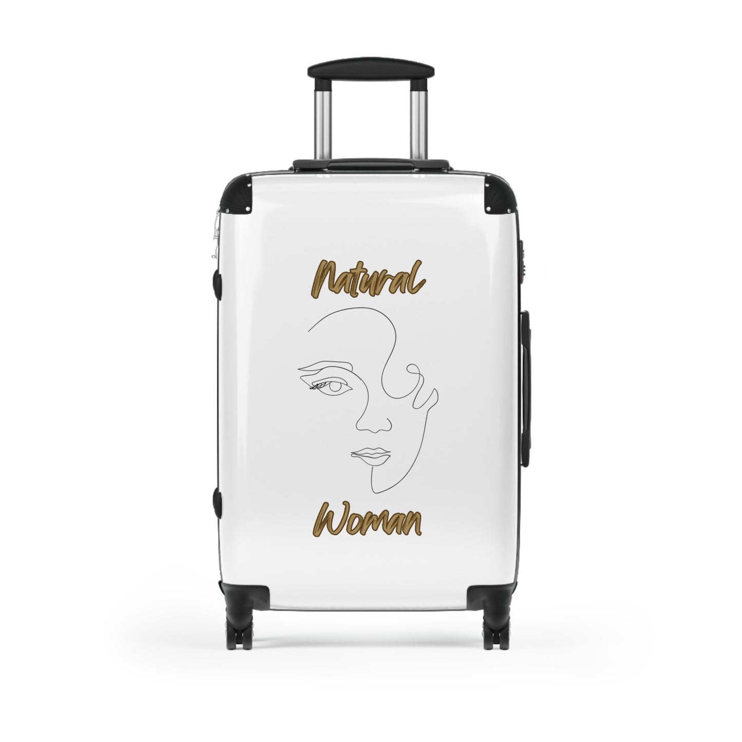 Natural Woman Looking (BL) Suitcase WHITE