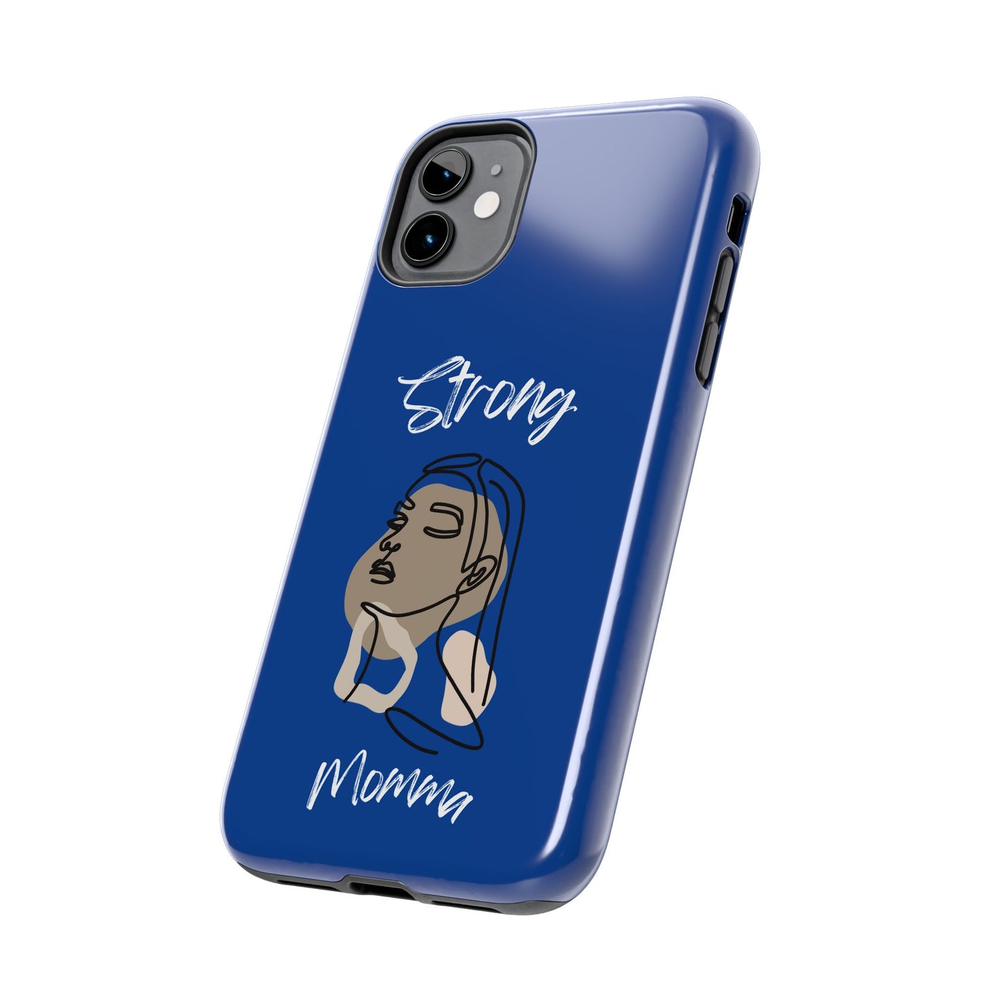 Strong Momma (WL) Tough Phone Cases DARK BLUE