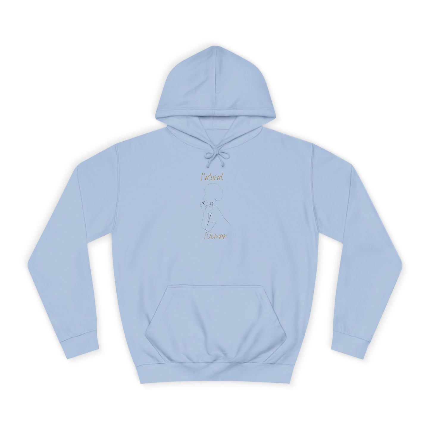 Natural Woman Cute Afro (BL) Hoodie