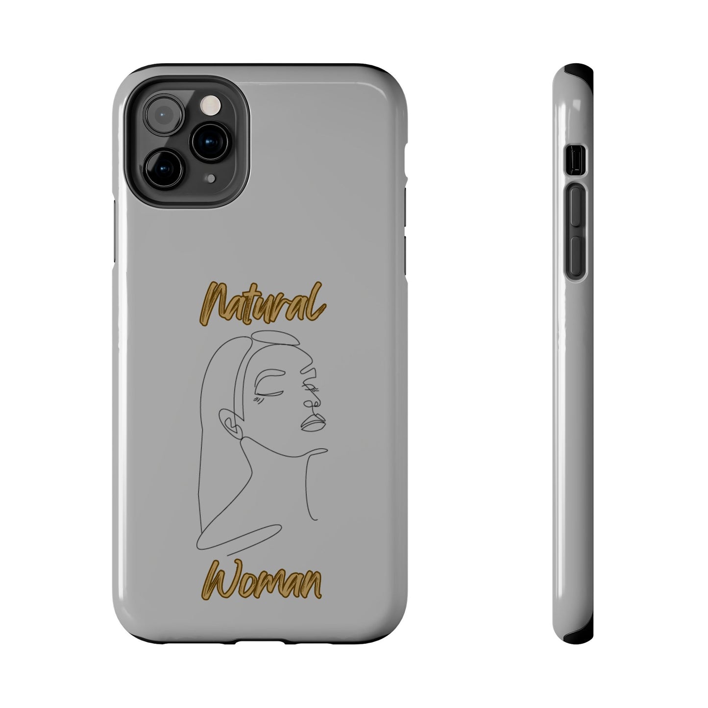 Natural Woman Calm (BL) Tough Phone Cases LIGHT GREY
