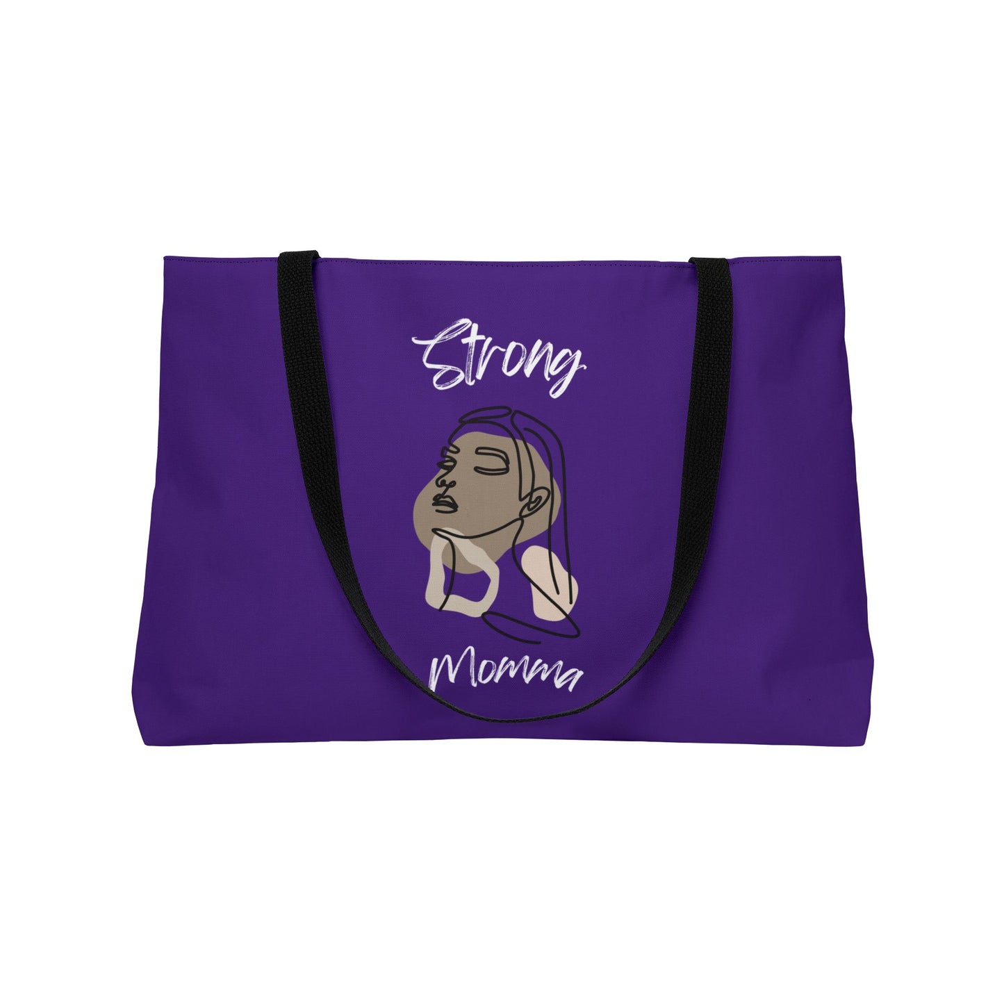 Strong Momma (WL) Weekender Tote Bag LIGHT PURPLE