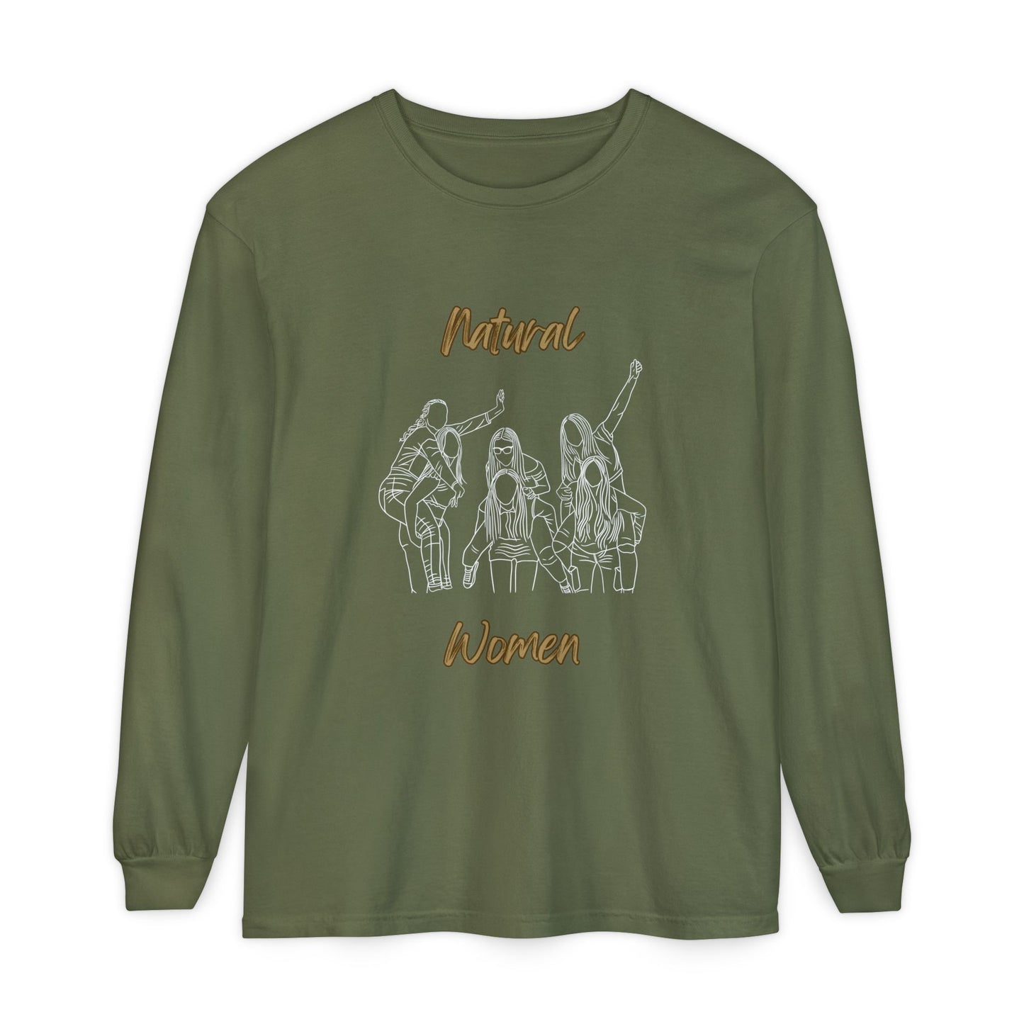 Natural Women Piggy Back (WL) Long Sleeve T-Shirt