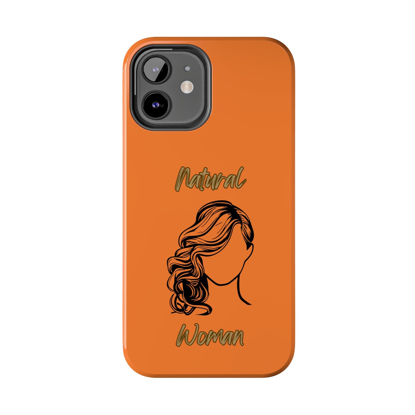 Natural Woman Long Curl (BL)Tough Phone Cases CRUSTA