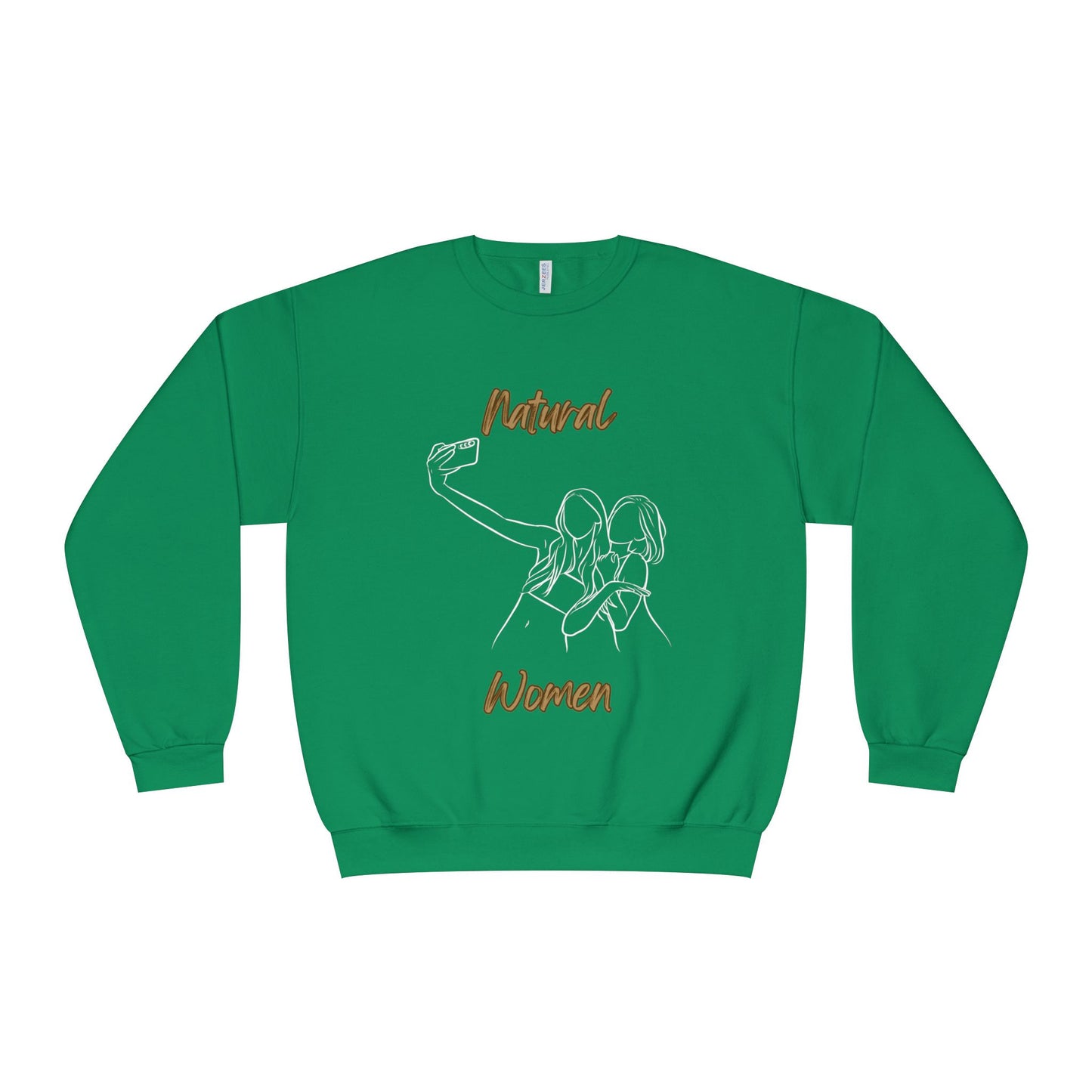 Natural Women Friends Selfie (WL) Crewneck Sweatshirt