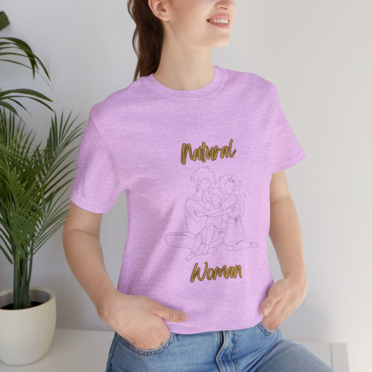 Natural Woman Bear Hugs (BL) Short Sleeve T-Shirt