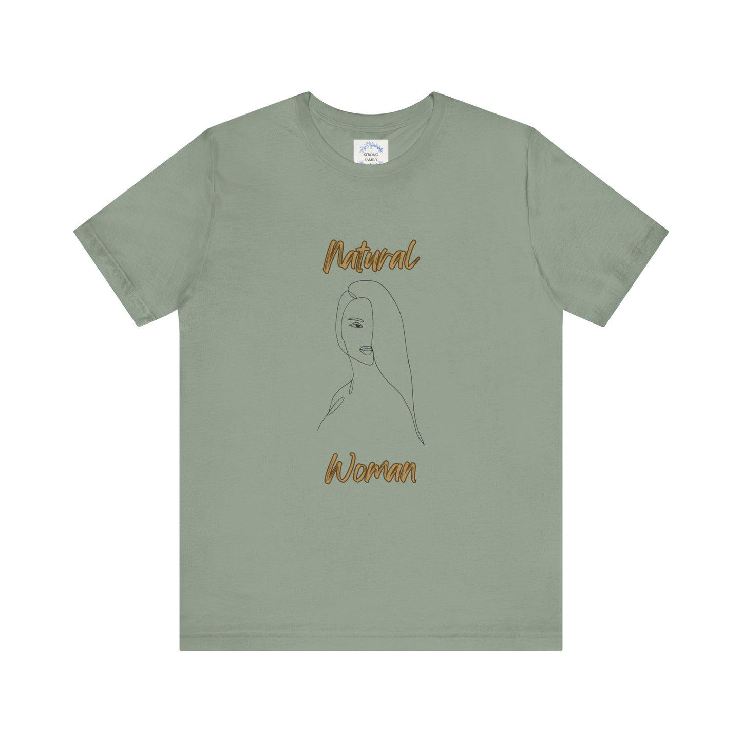 Natural Woman Covered Eye (BL) Short Sleeve T-Shirt