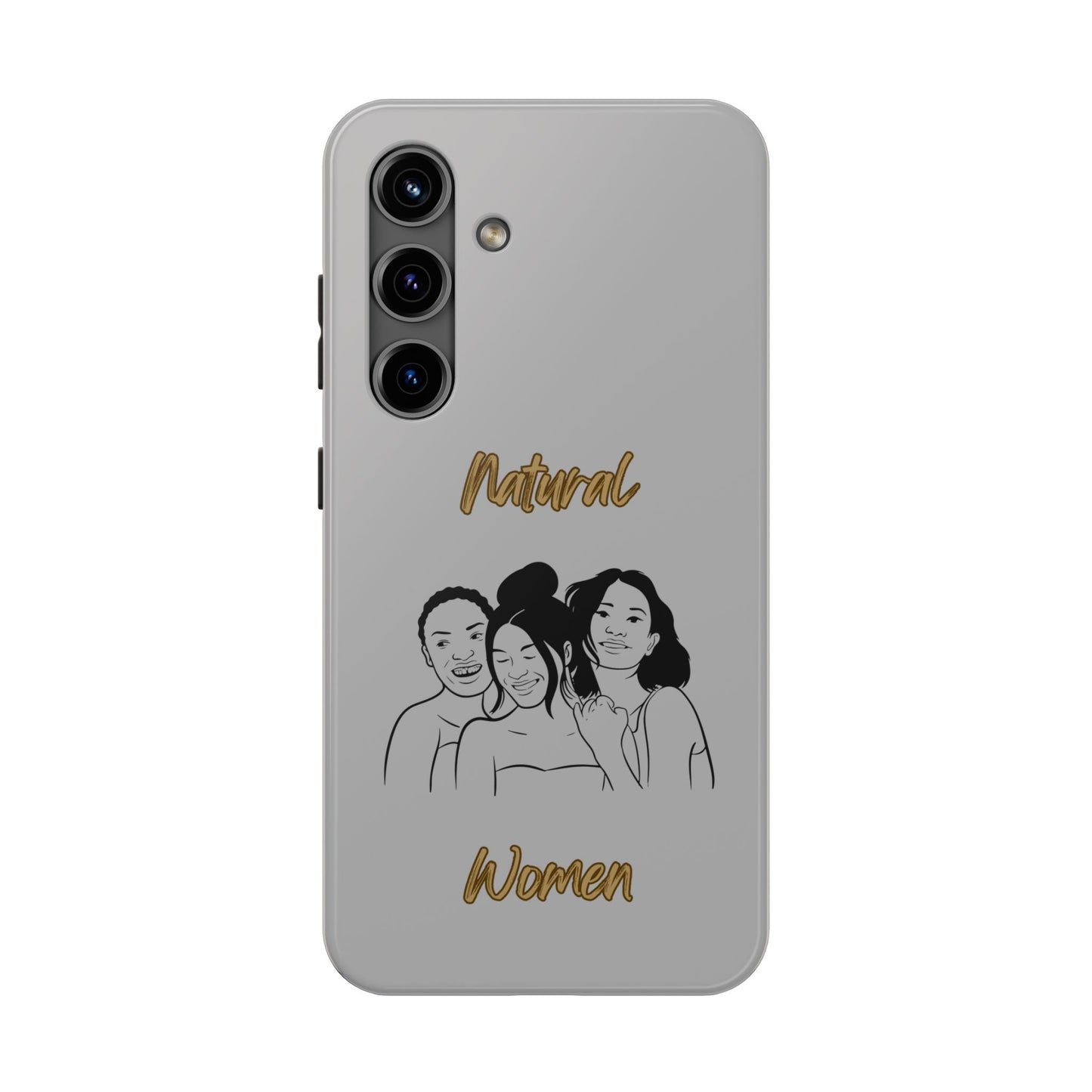Natural Women Laughing Friends (BL)Tough Phone Cases LIGHT GREY