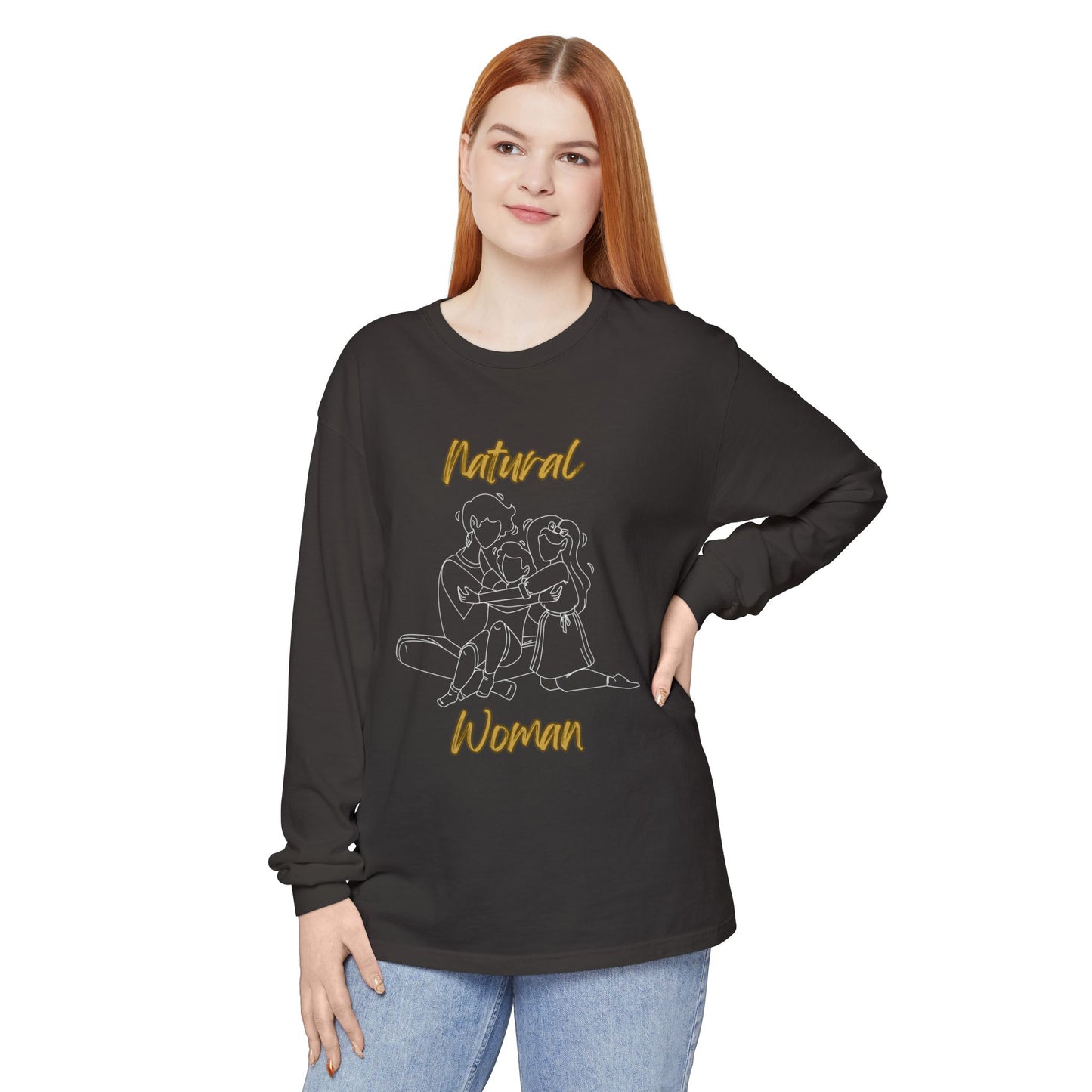 Natural Woman Bear Hugs (WL) Long Sleeve T-Shirt
