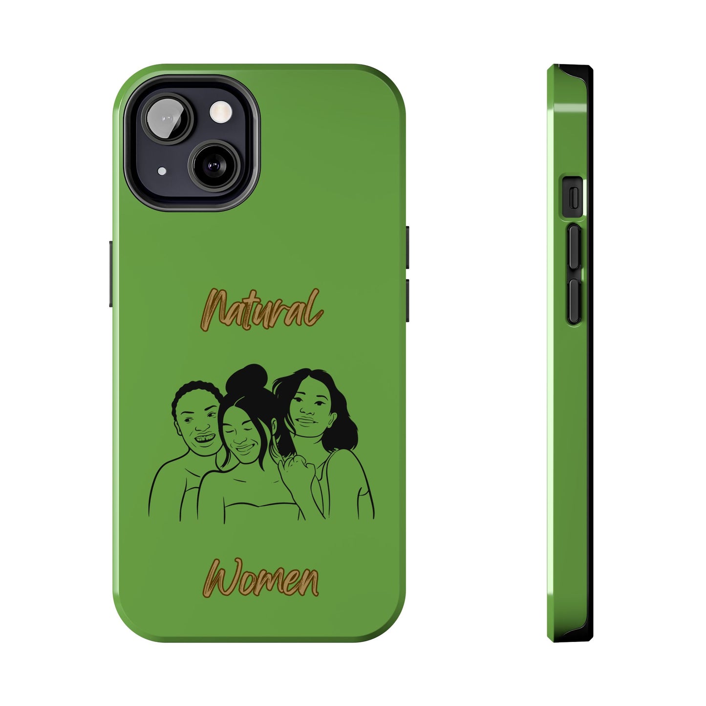 Natural Women Laughing Friends (BL)Tough Phone Cases GREEN