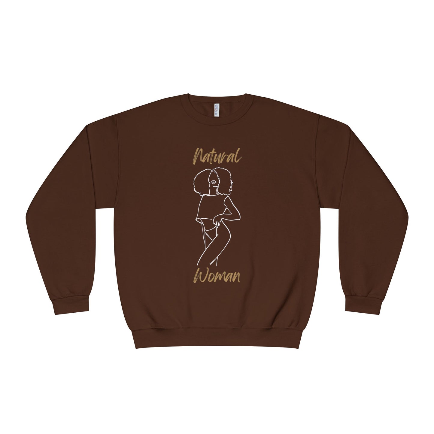 Natural Woman Pose (WL) Crewneck Sweatshirt