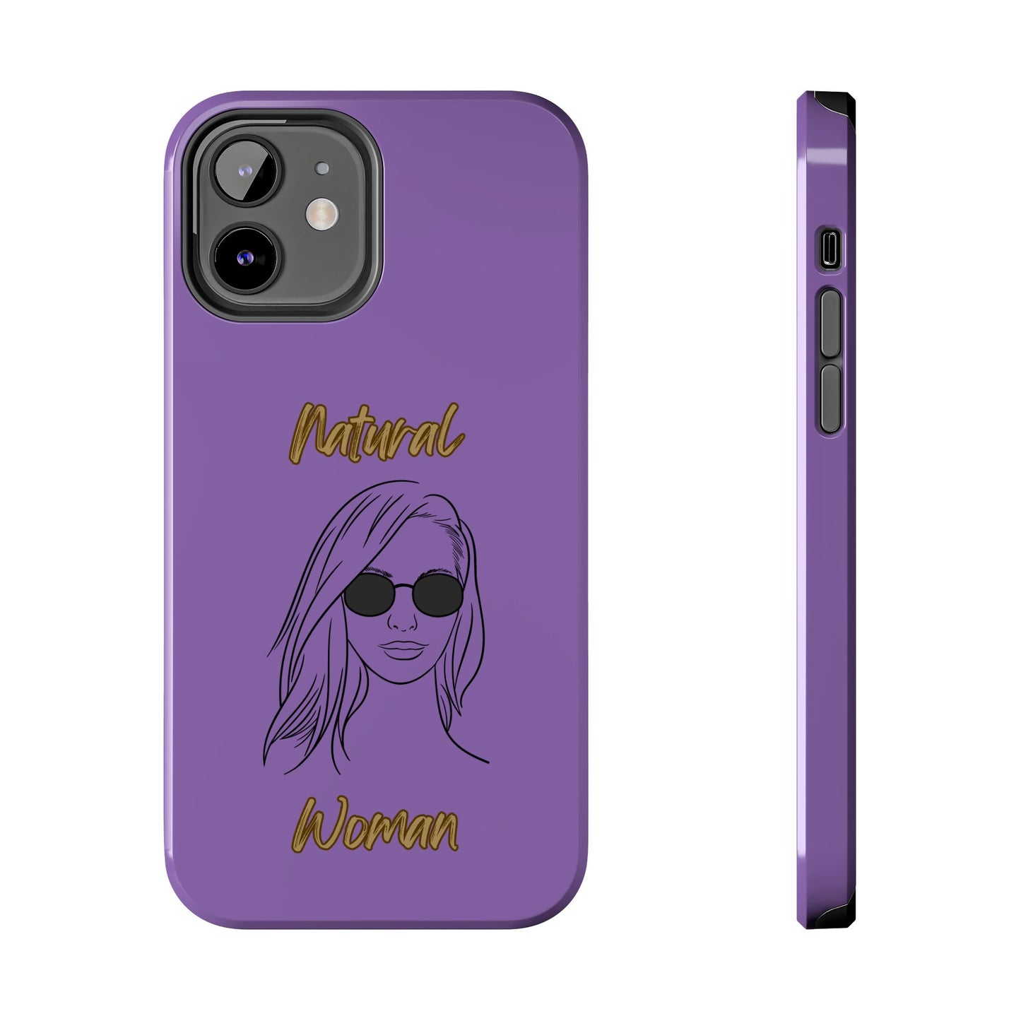Natural Woman Shades (BL)Tough Phone Cases LIGHT PURPLE