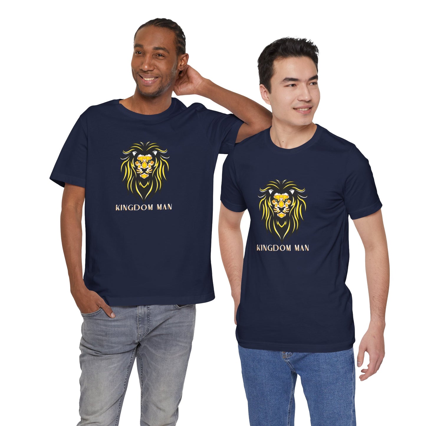 Kingdom Man (White/Gold) Short Sleeve T-Shirt