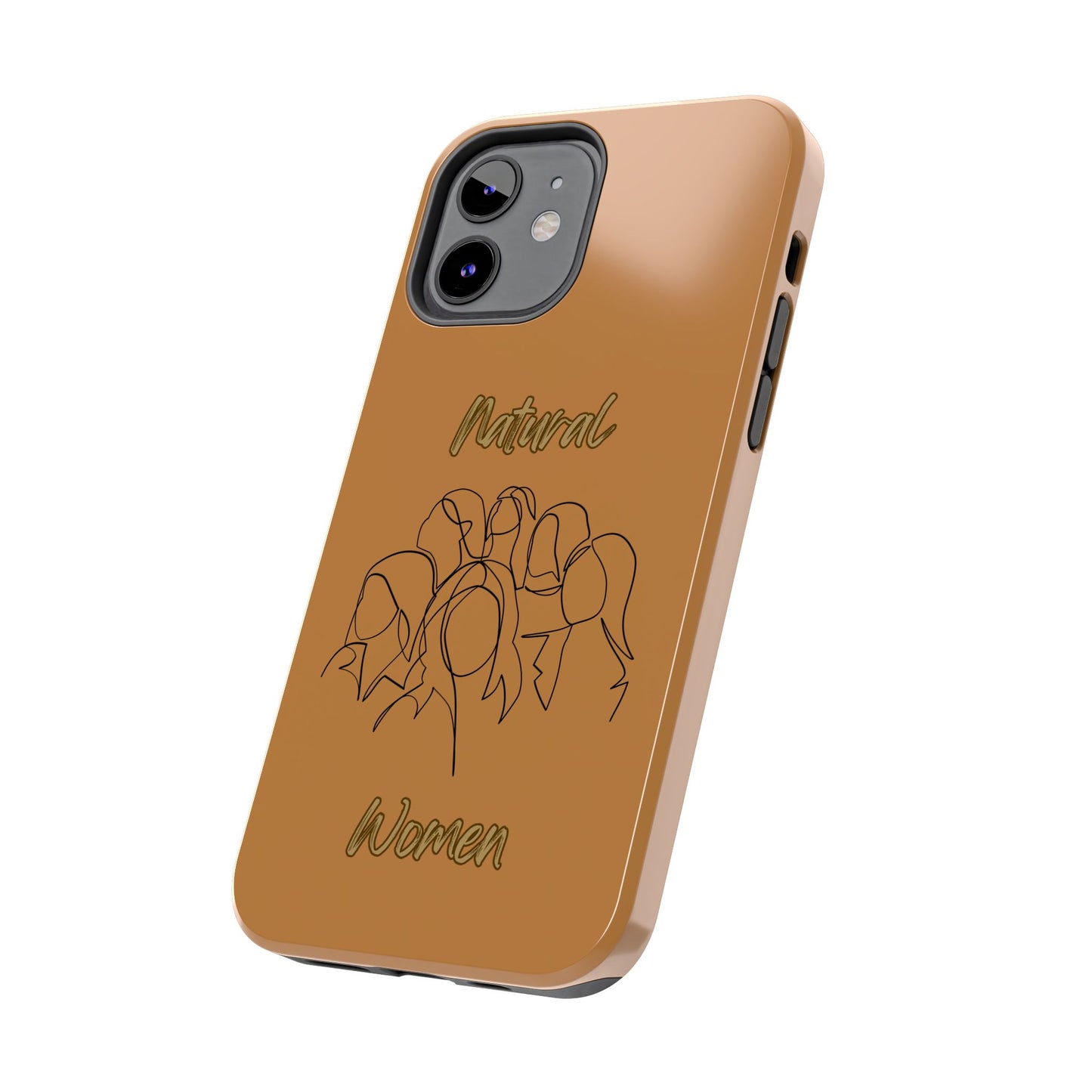 Natural Woman Professionals (BL)Tough Phone Cases LIGHT BROWN