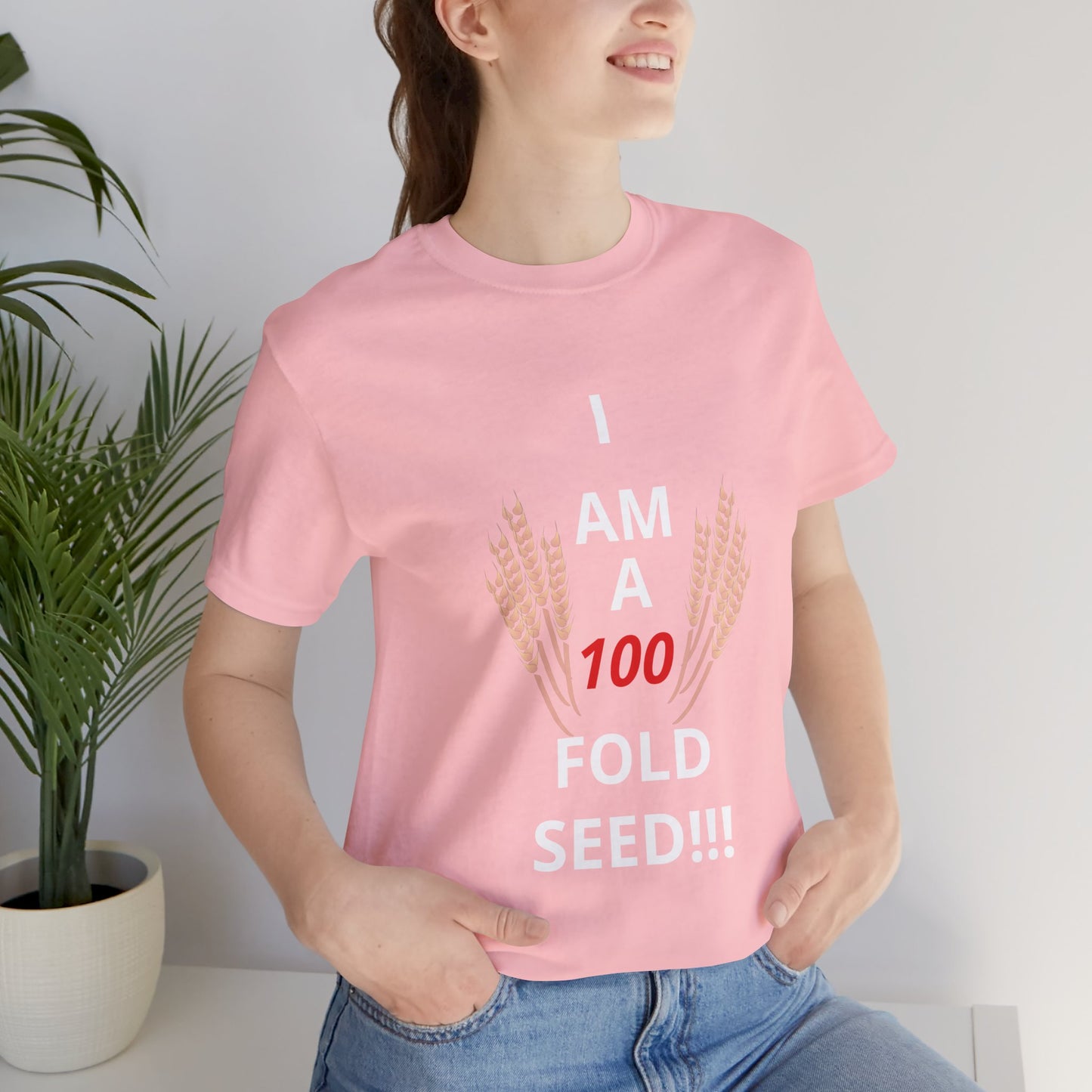 100 Fold Seed (WL)Unisex Jersey Short Sleeve T-Shirt